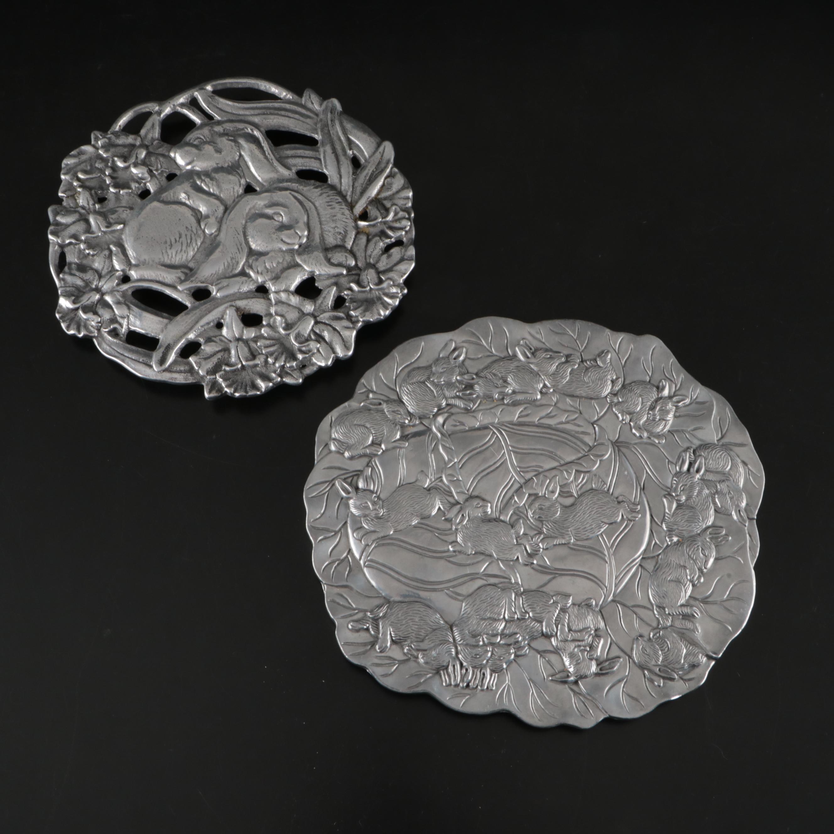 Arthur Court Trays with Other Tableware and Serving Pieces