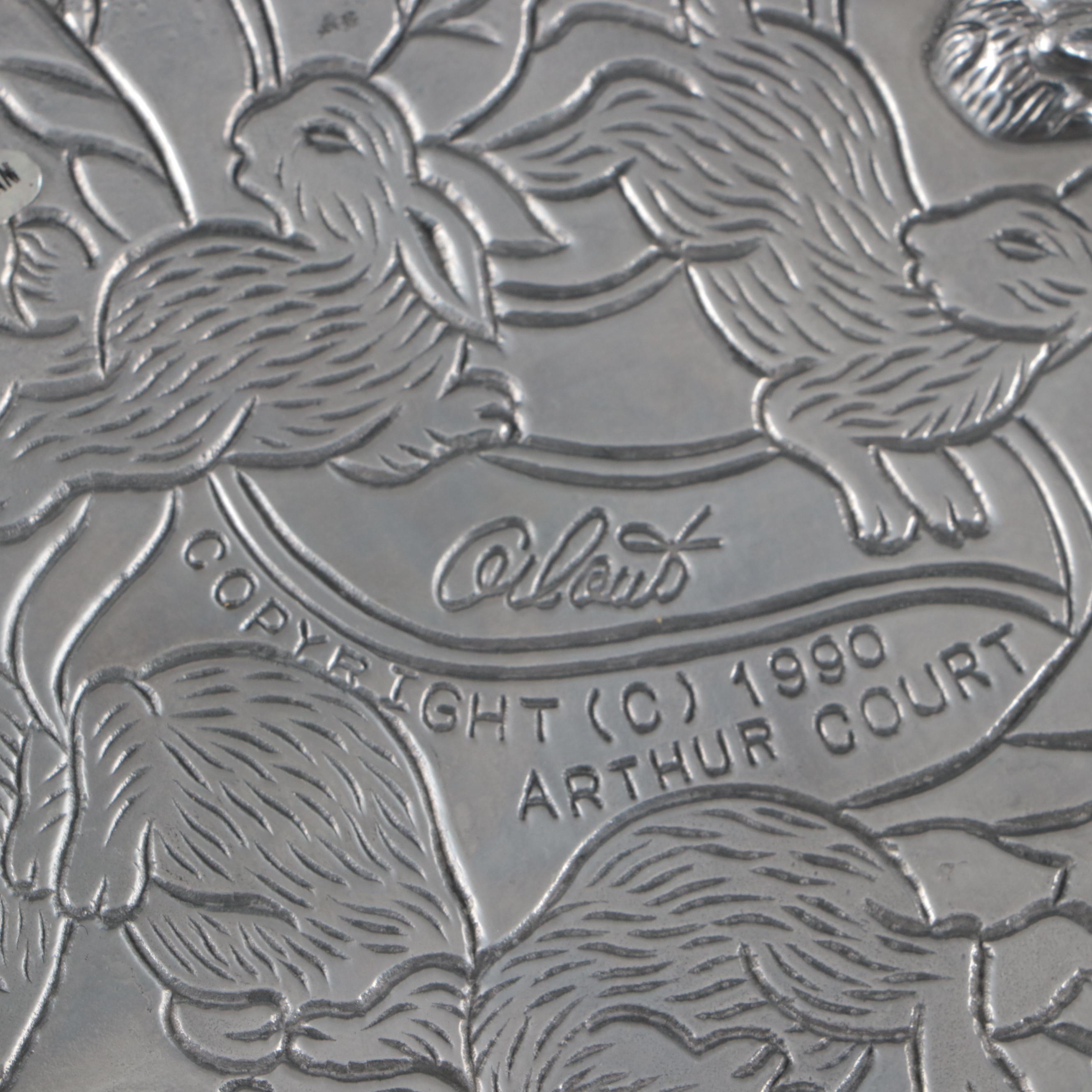 Arthur Court Trays with Other Tableware and Serving Pieces