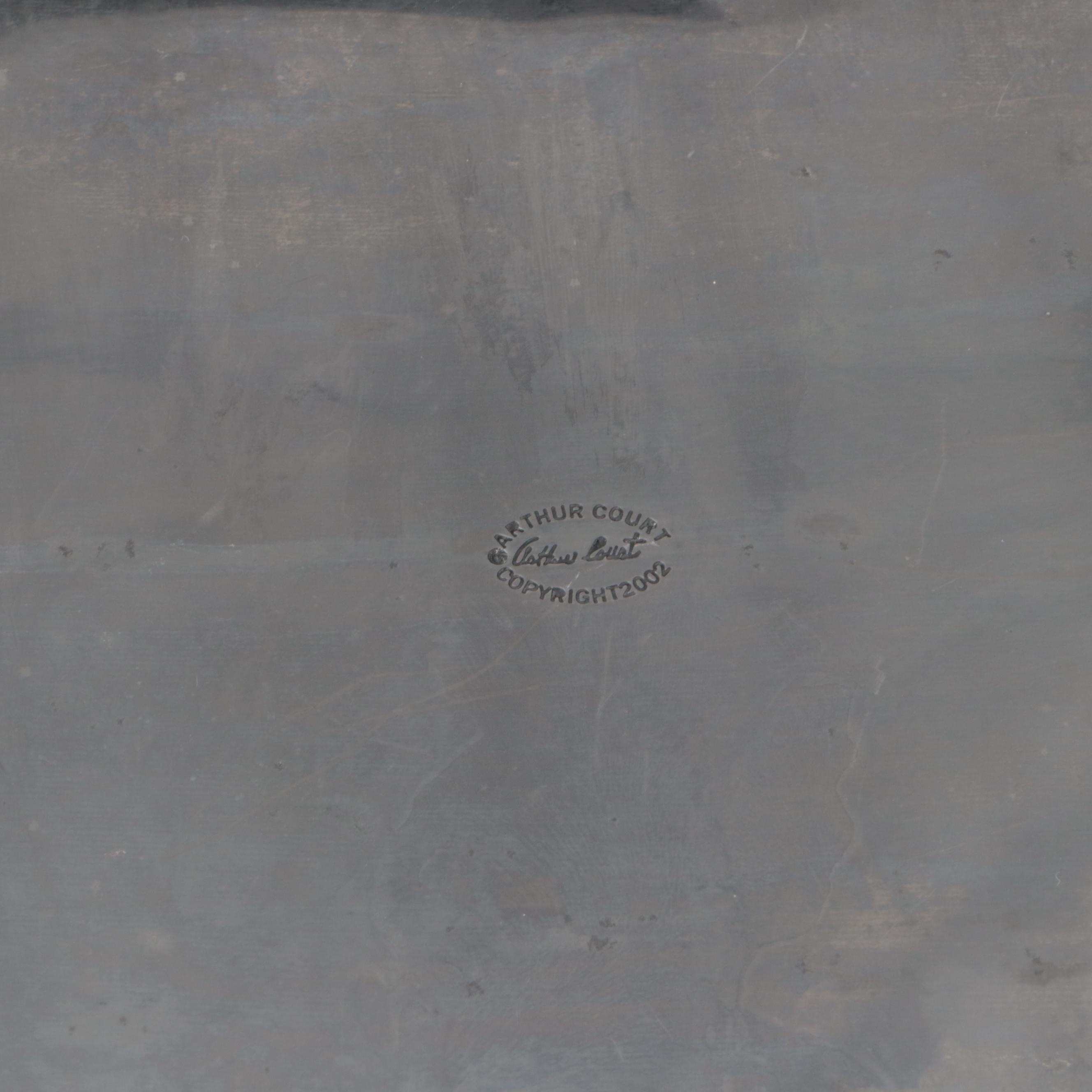 Arthur Court Trays with Other Tableware and Serving Pieces