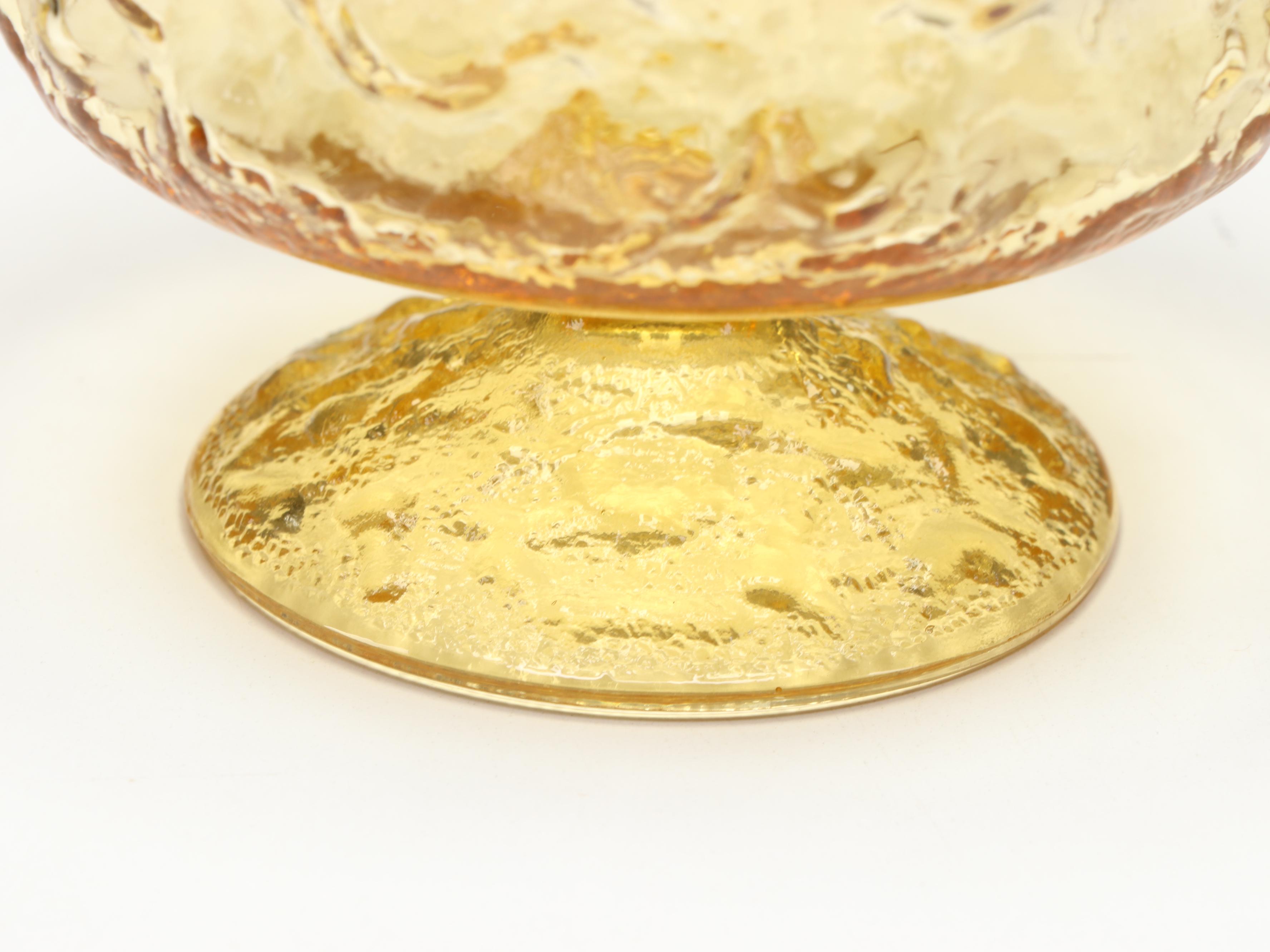 Anchor Hocking "Milano" Glass Dessert Bowls, Mid to Late 20th Century