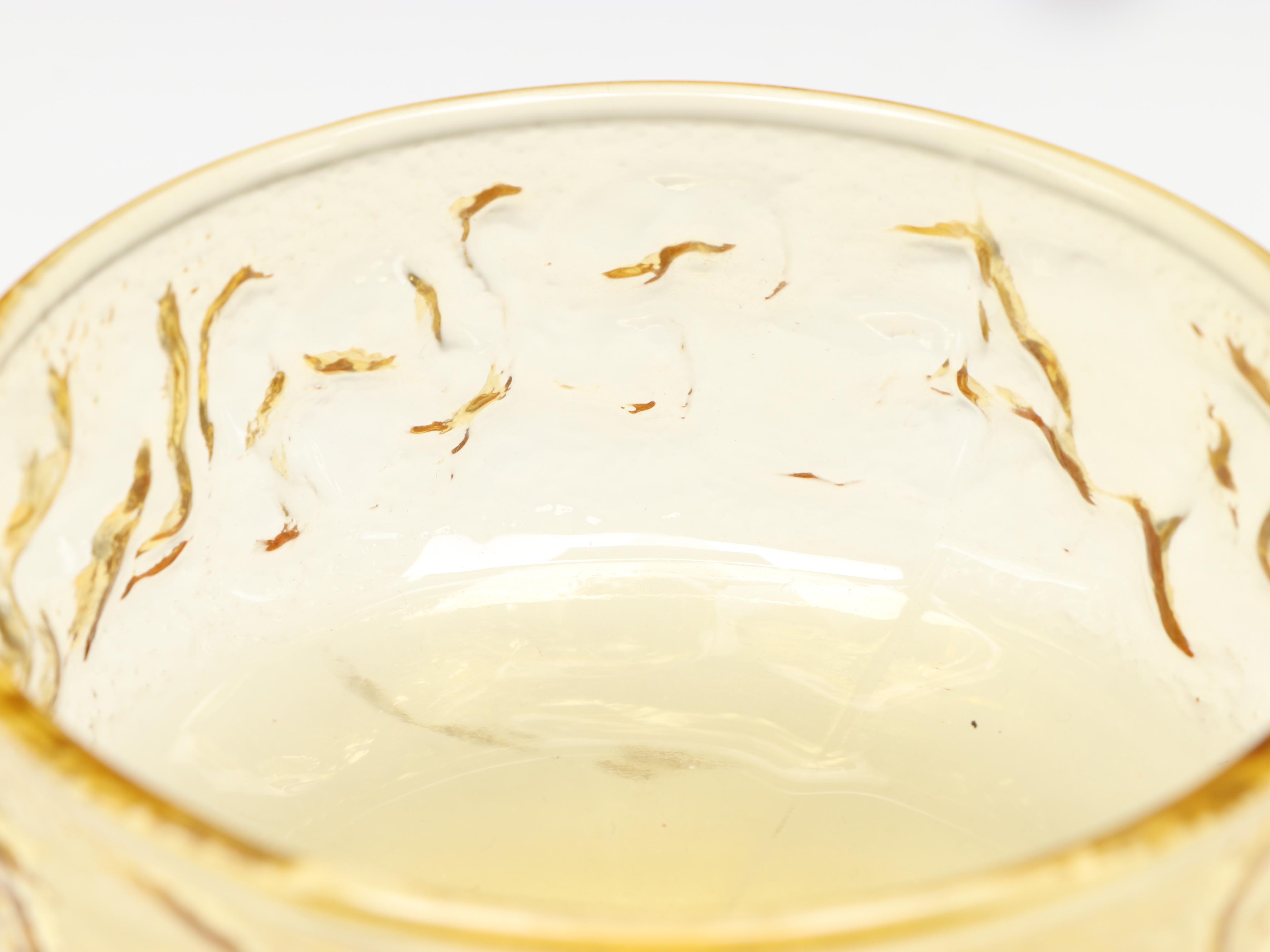 Anchor Hocking "Milano" Glass Dessert Bowls, Mid to Late 20th Century