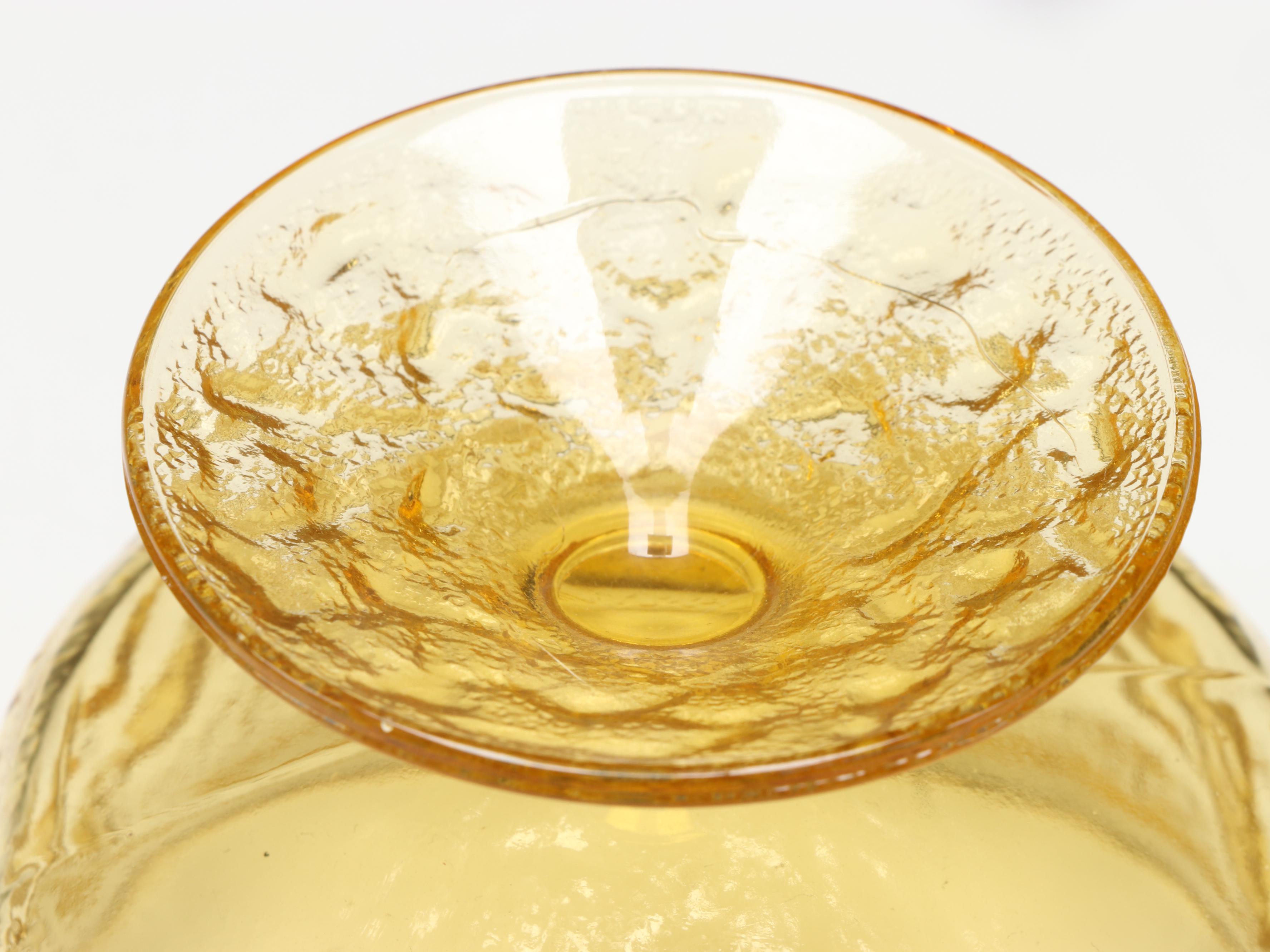 Anchor Hocking "Milano" Glass Dessert Bowls, Mid to Late 20th Century