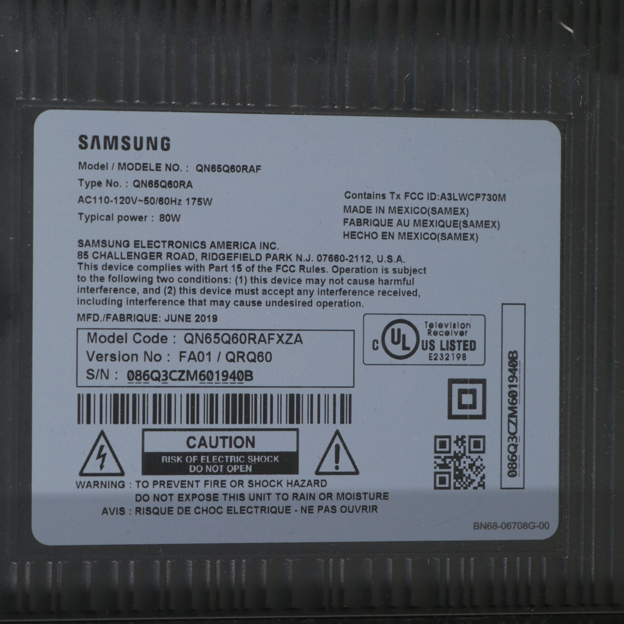 Samsung 65-Inch Class QLED Smart TV