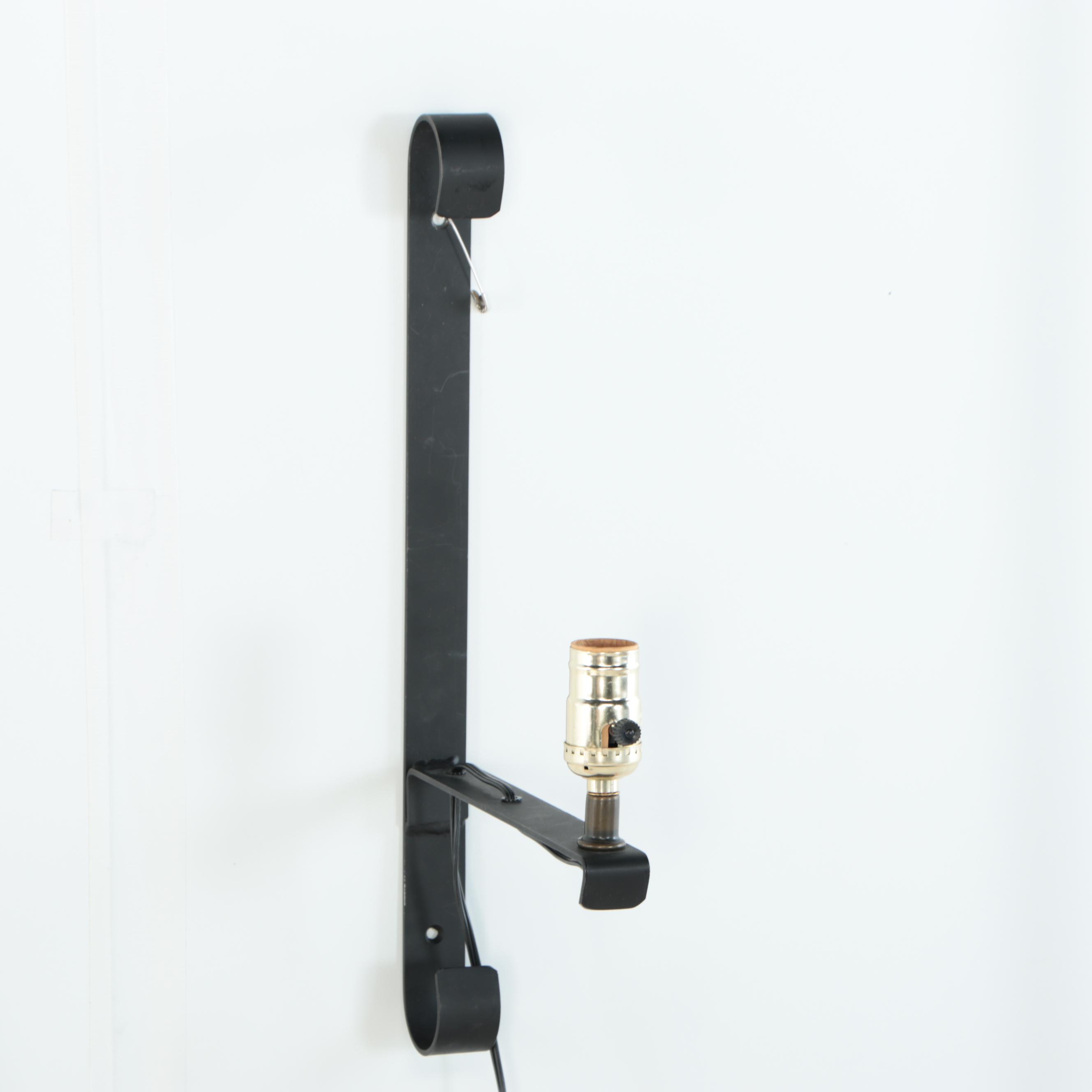 Primitive Style Star-Pierced Conical Tin Chandelier with Electrified Sconce