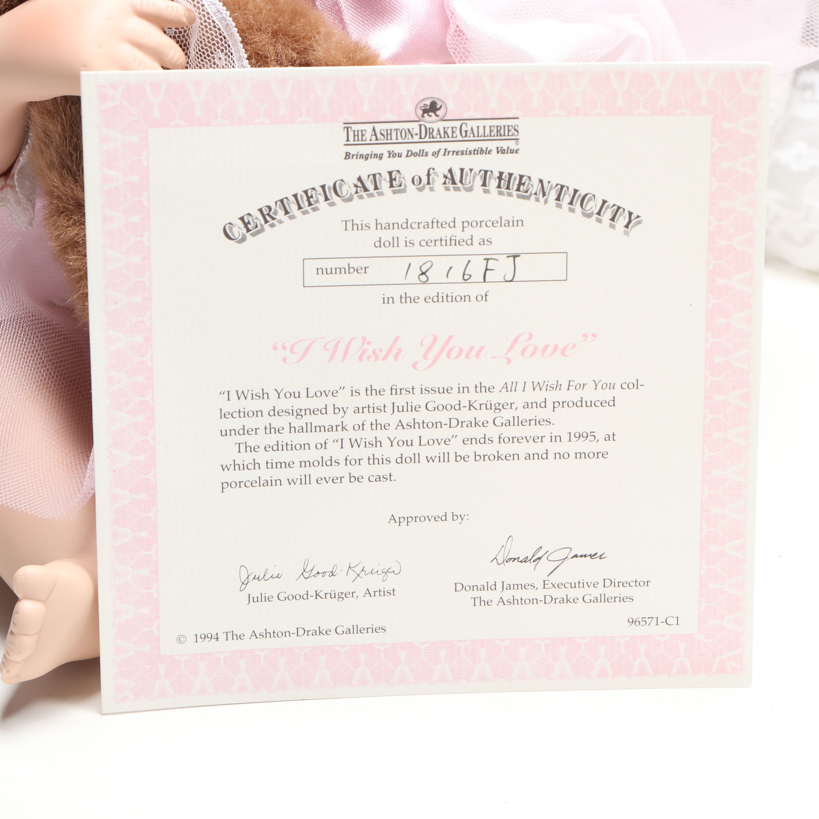 Seymour Mann Musical Porcelain Doll, Ashton-Drake Baby Doll, and More Dolls