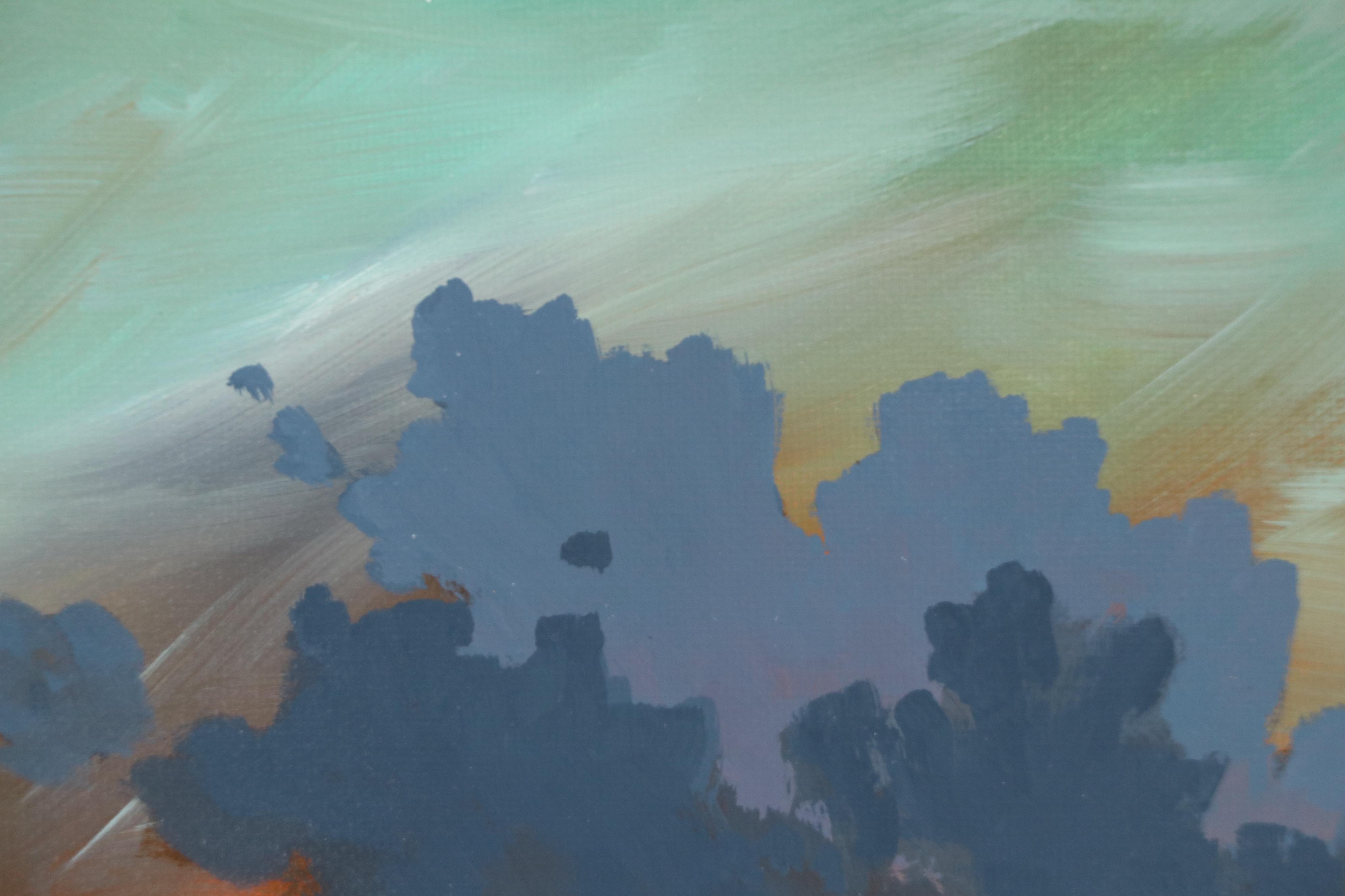 Douglas "Bumo" Johnpeer Acrylic Landscape Painting