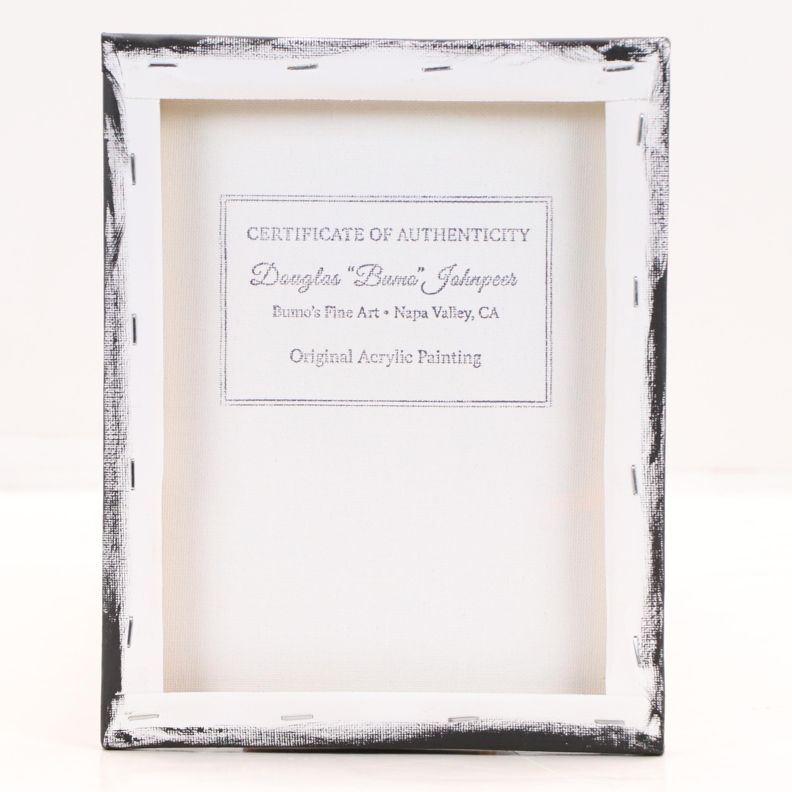 Douglas "Bumo" Johnpeer Acrylic Landscape Painting