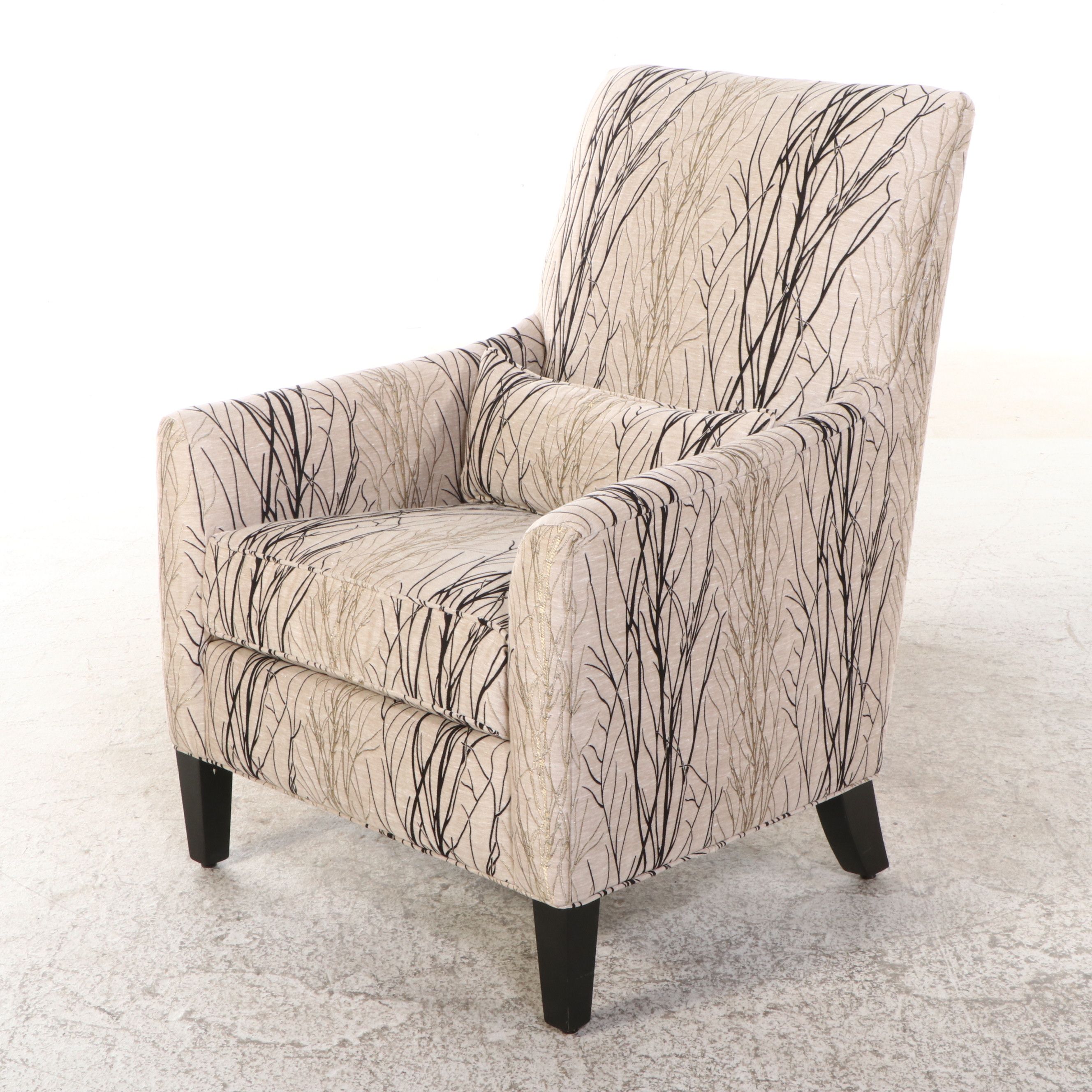 Pair of Contemporary Upholstered Armchairs