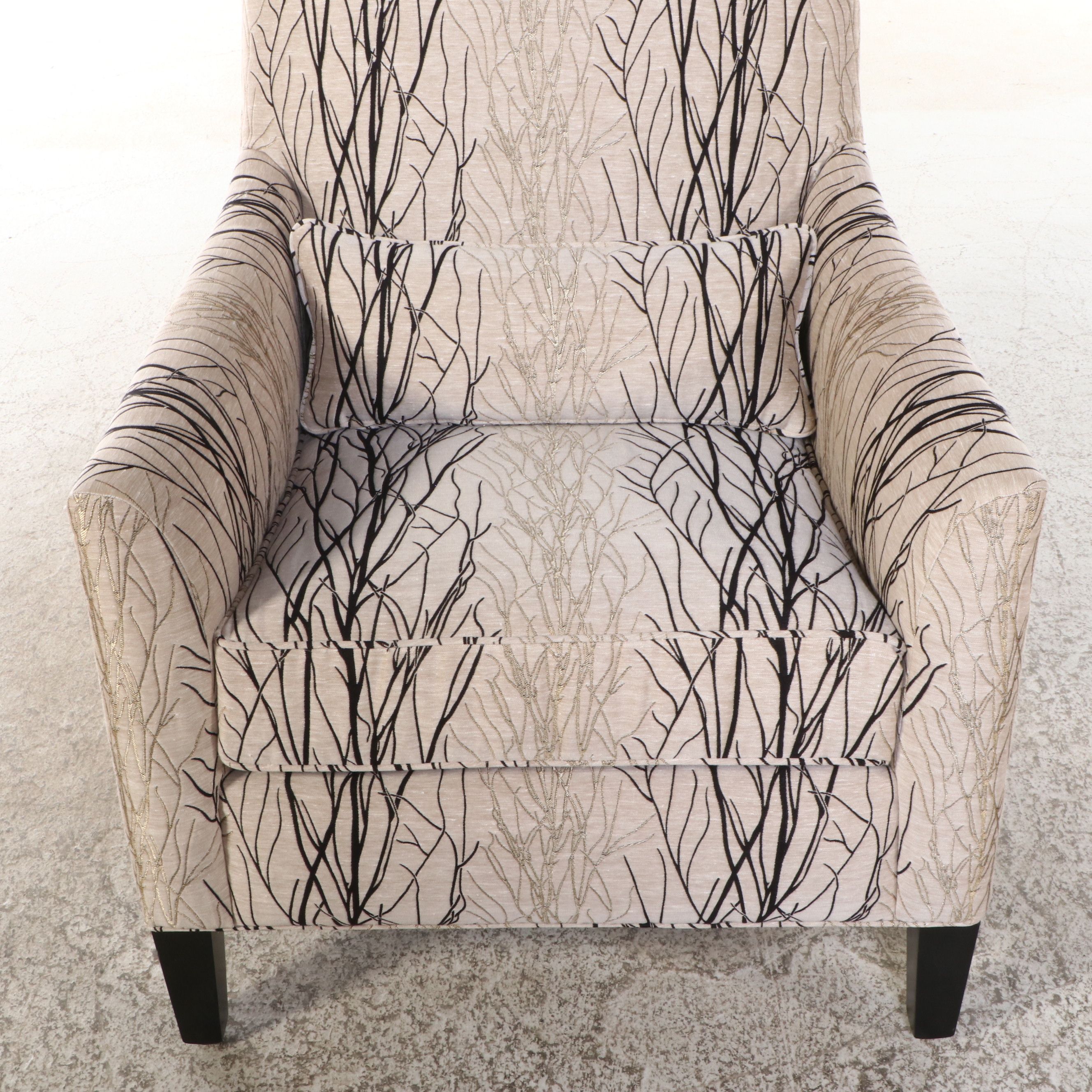 Pair of Contemporary Upholstered Armchairs