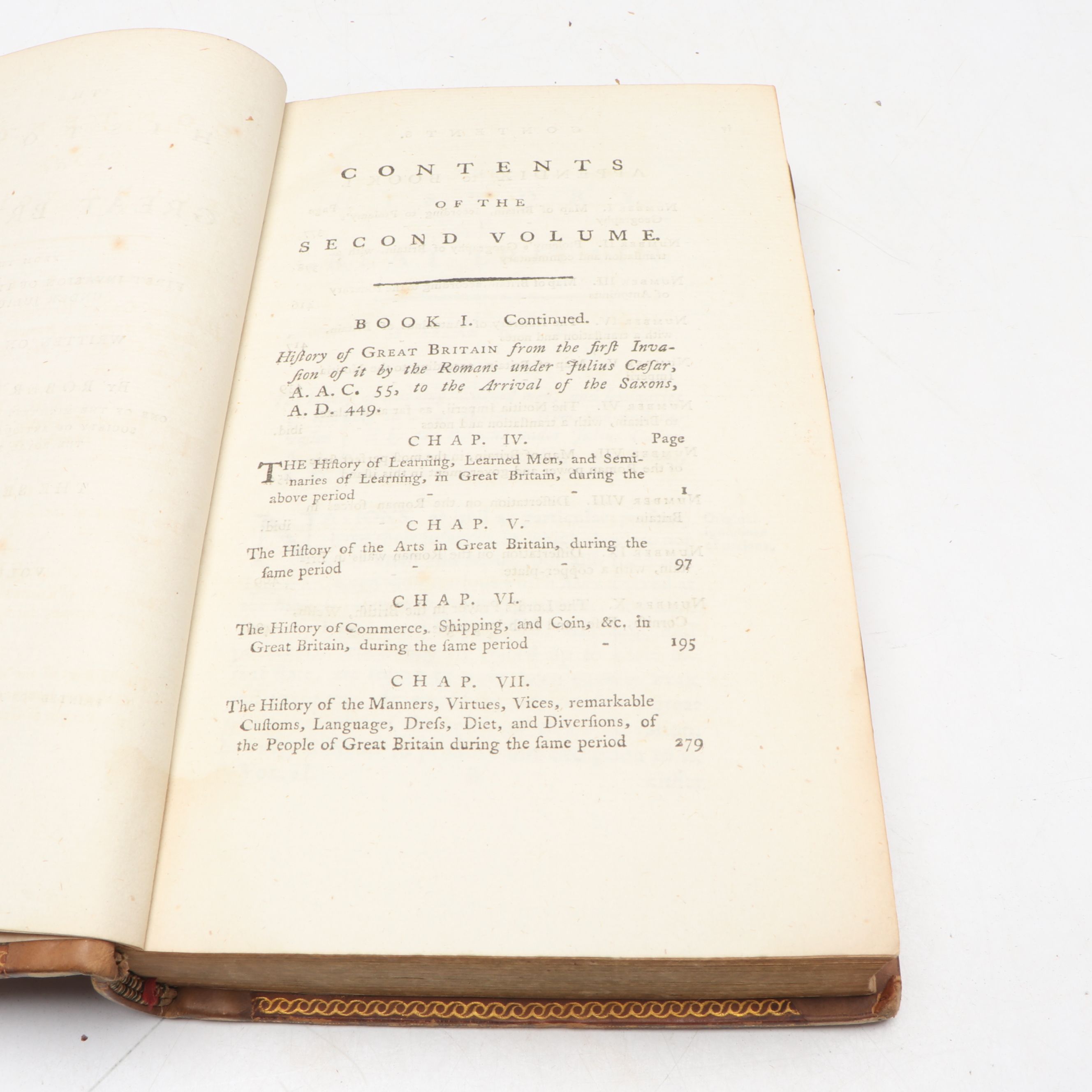 Second Edition "The History of Great Britain" Complete Set by Robert Henry, 1788