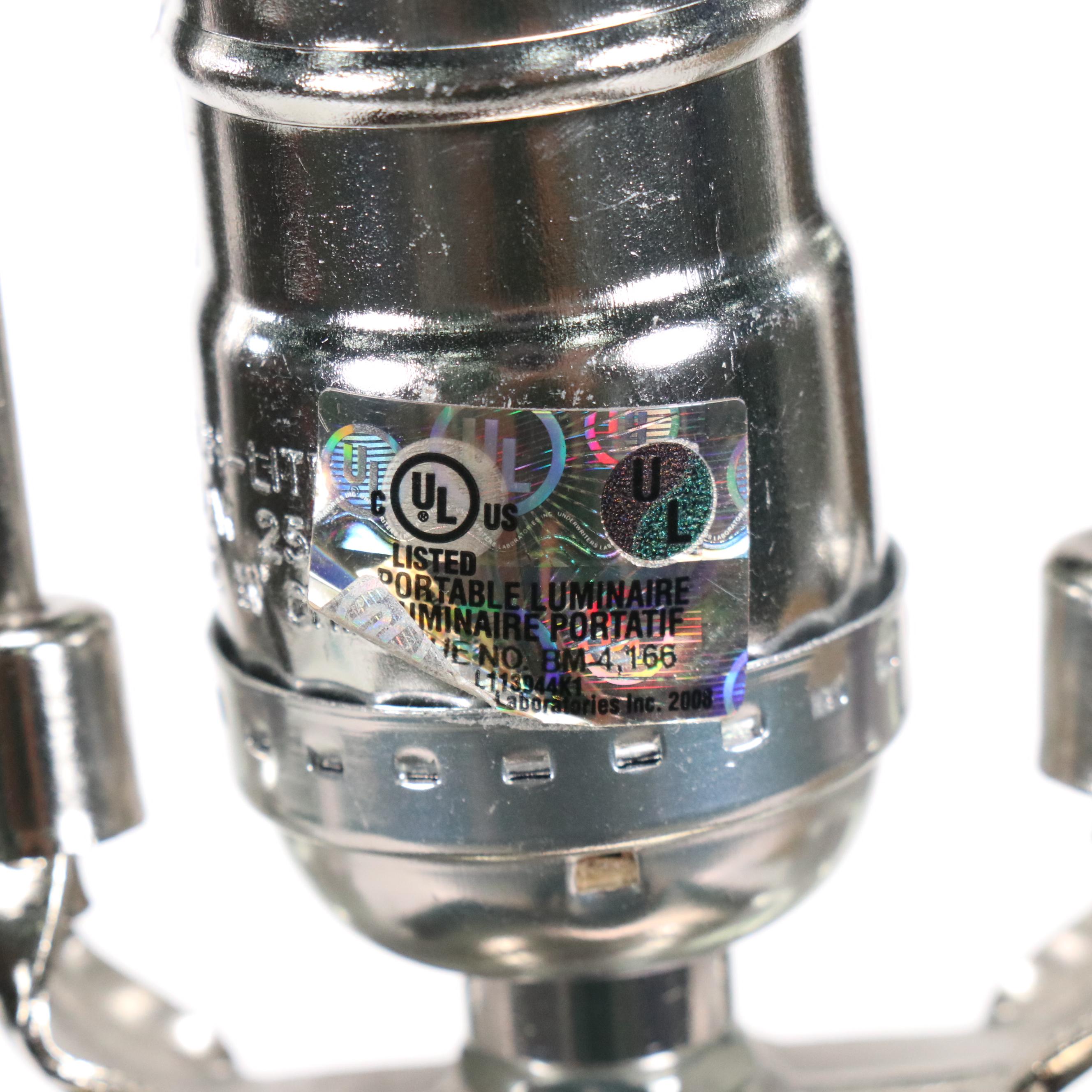 Uttermost "Solano" Oxblood Ceramic Pillar Table Lamp with Silk Shade, 21st C