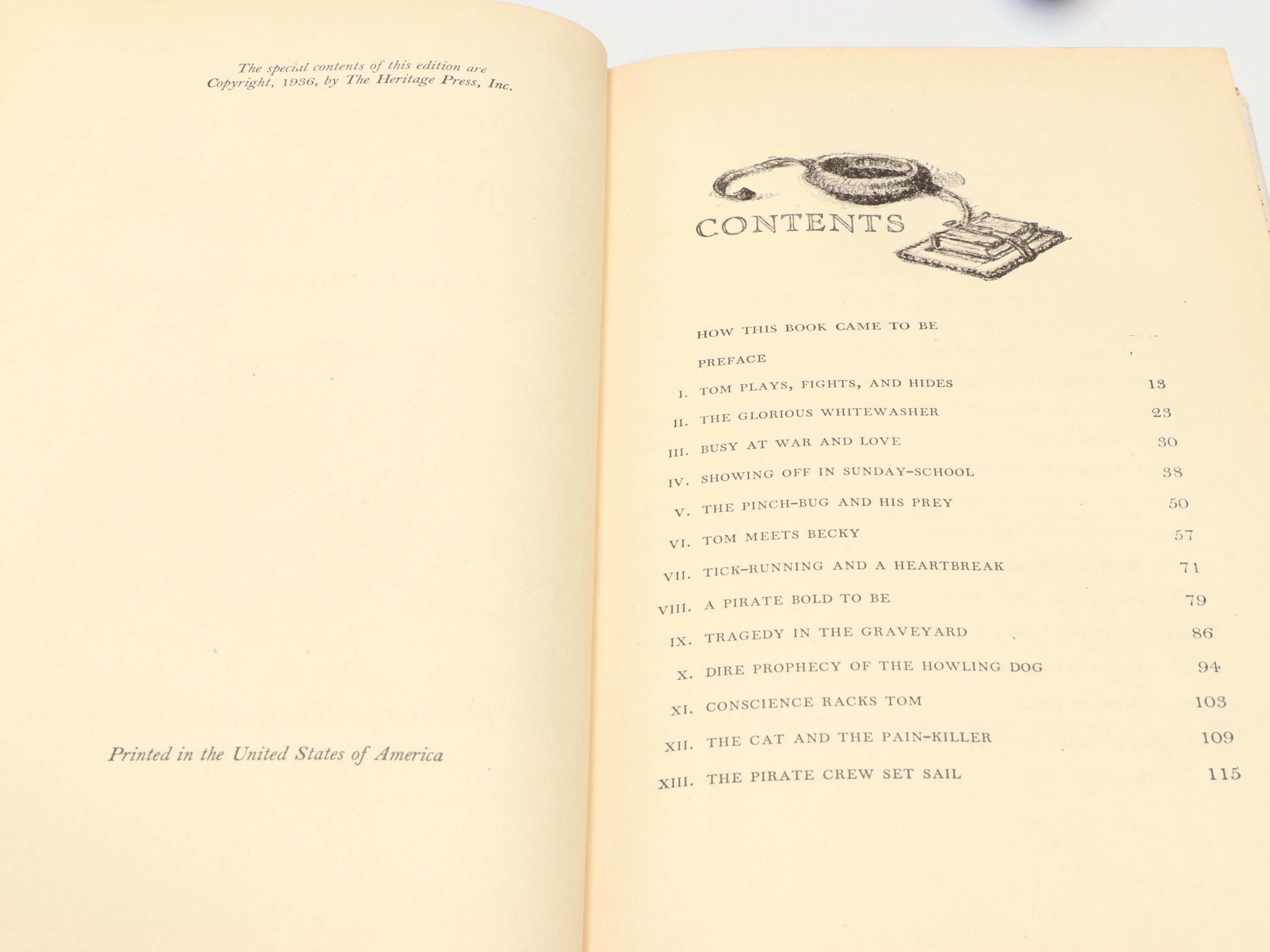 Norman Rockwell Illustrated "Adventures of Tom Sawyer" by Mark Twain and More