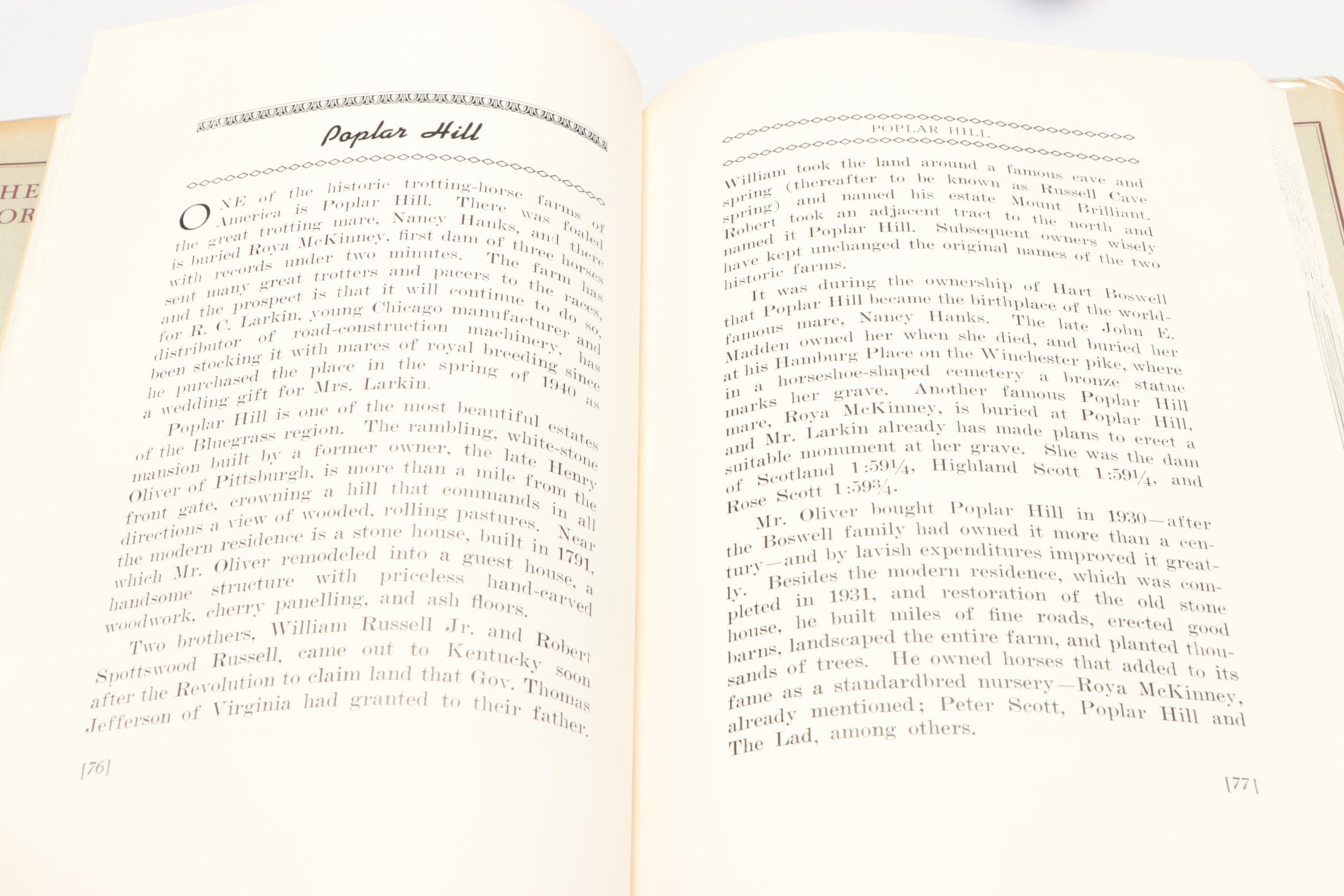 Signed Limited Edition "Bluegrass Horse Country" by Joe Jordan and More Books