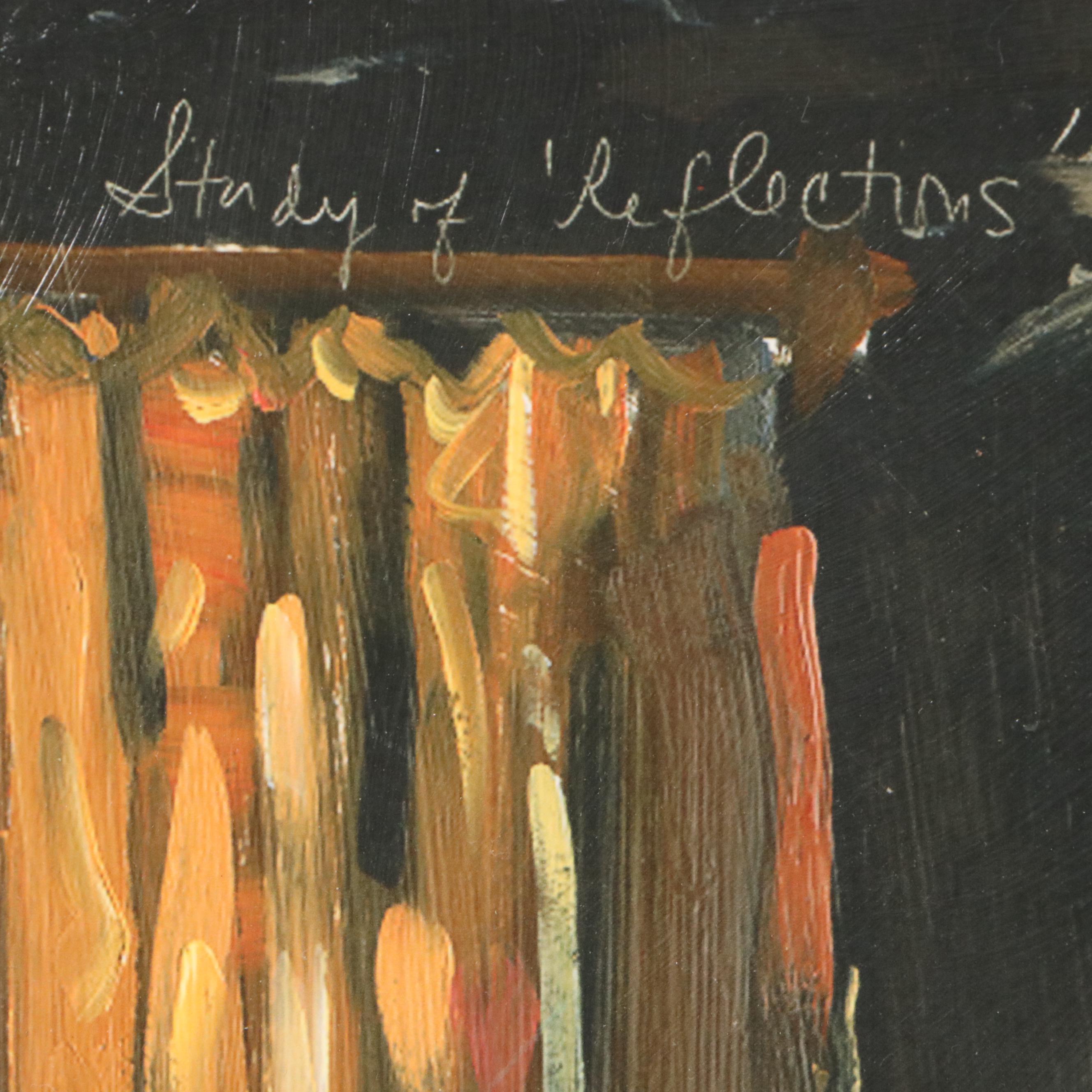 Jann Daughdrill Giclée of Painting After W. Merritt Chase "Reflections," 21st C.