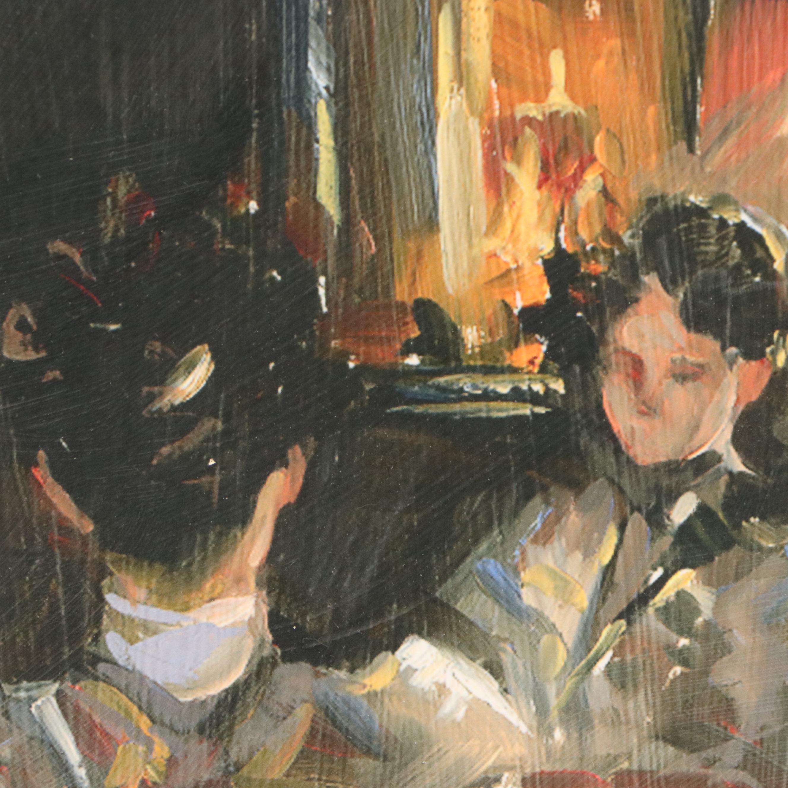 Jann Daughdrill Giclée of Painting After W. Merritt Chase "Reflections," 21st C.