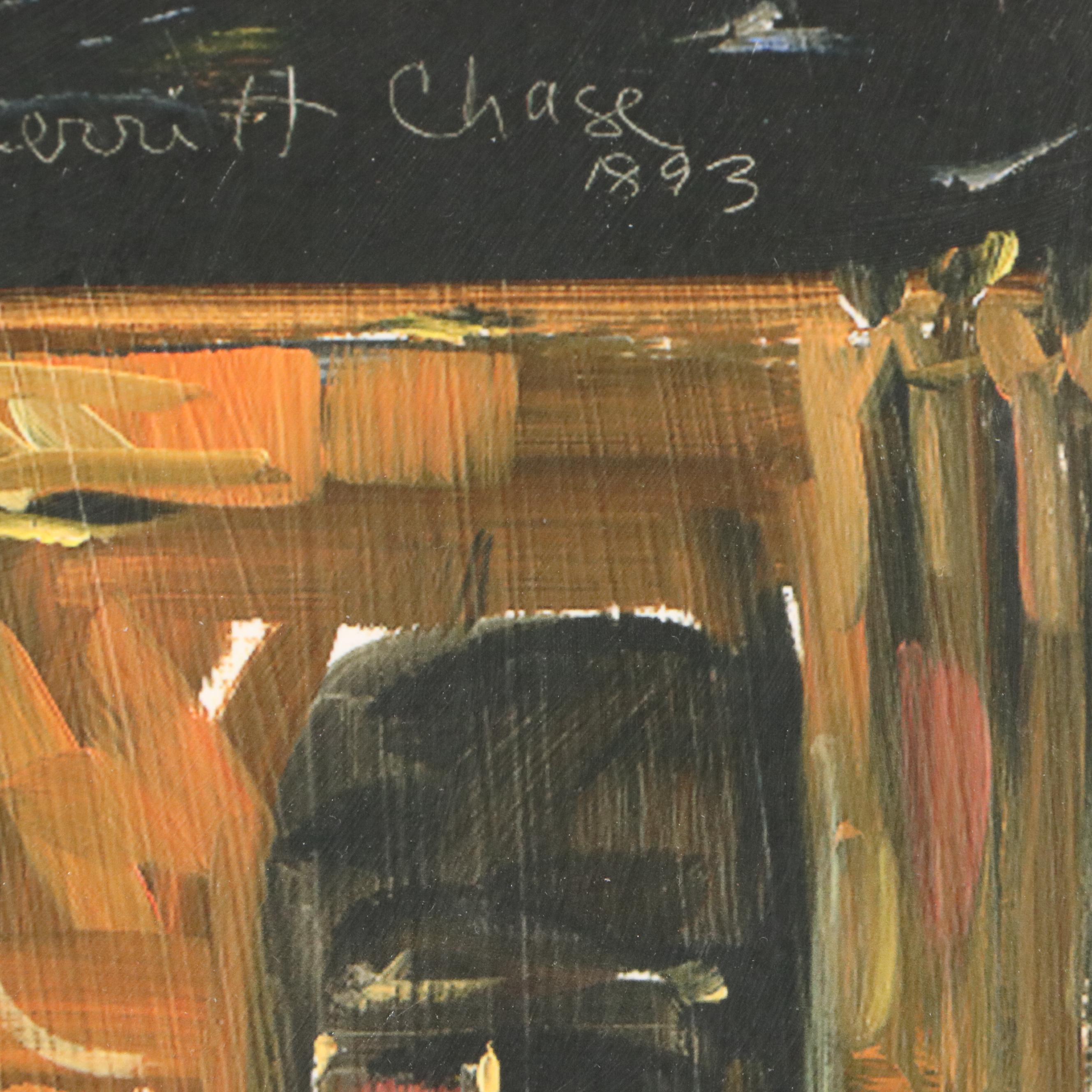 Jann Daughdrill Giclée of Painting After W. Merritt Chase "Reflections," 21st C.