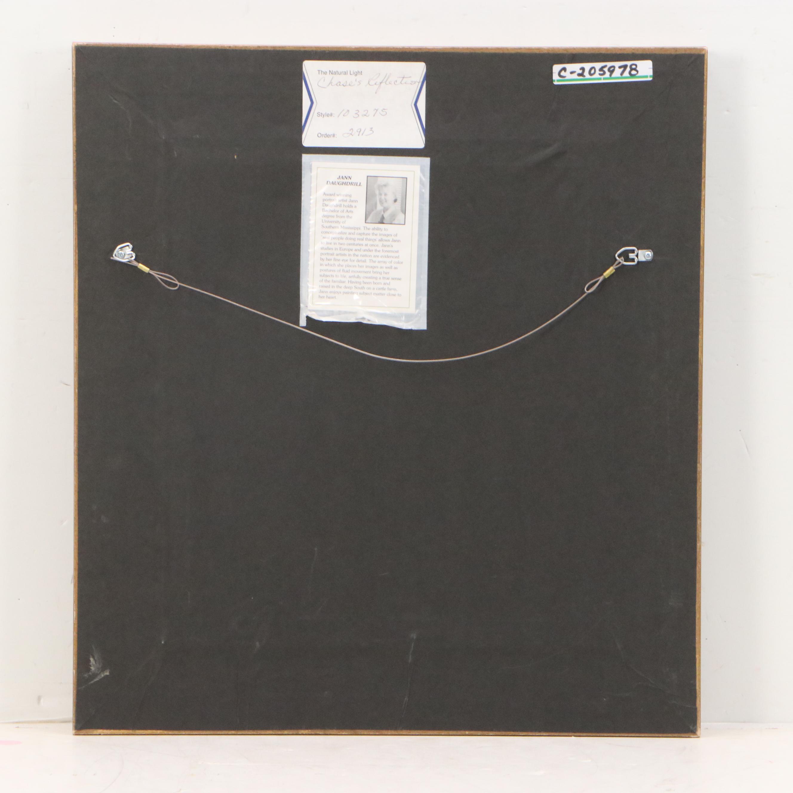 Jann Daughdrill Giclée of Painting After W. Merritt Chase "Reflections," 21st C.