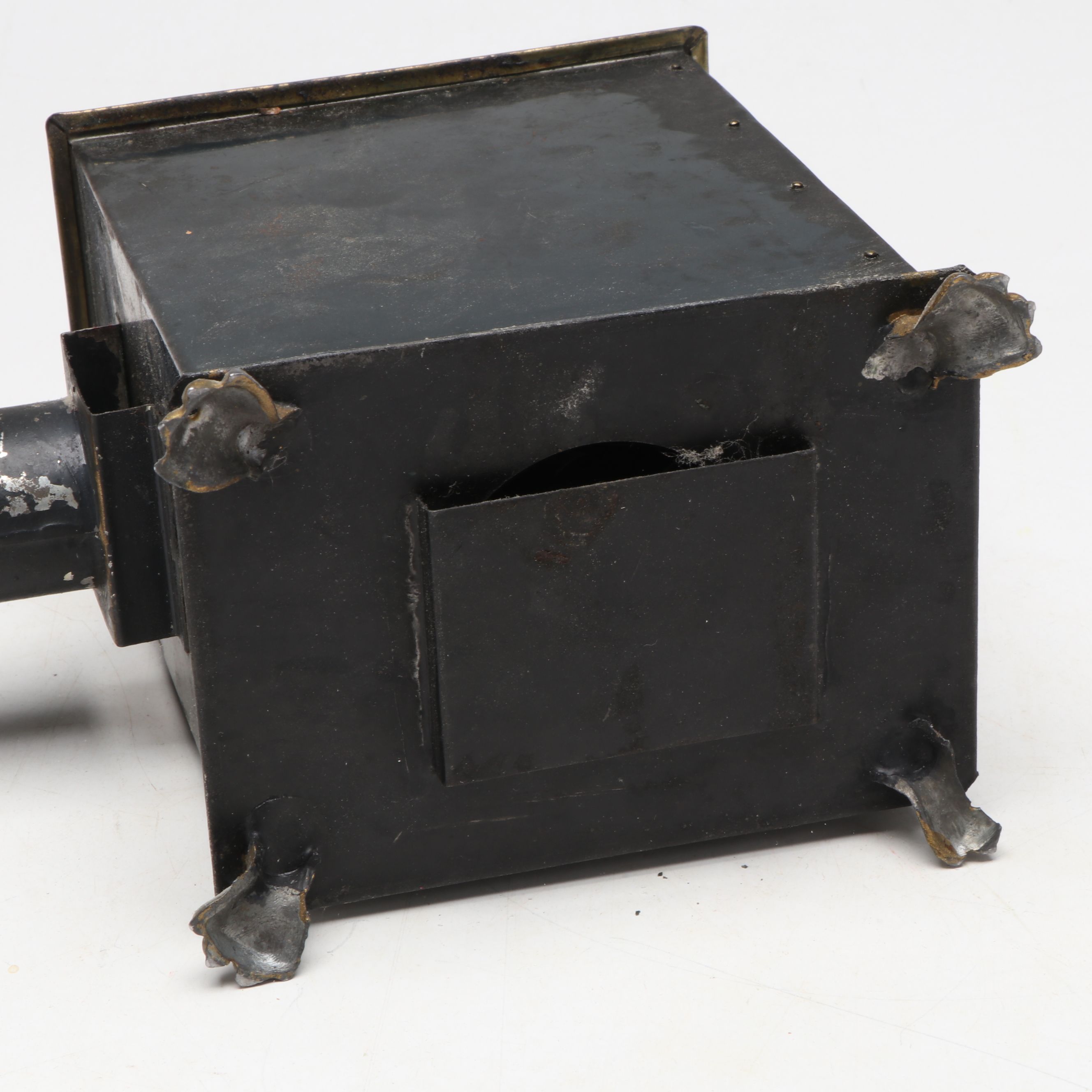 Magic Lantern Slide Projector with Slides, Early 20th Century