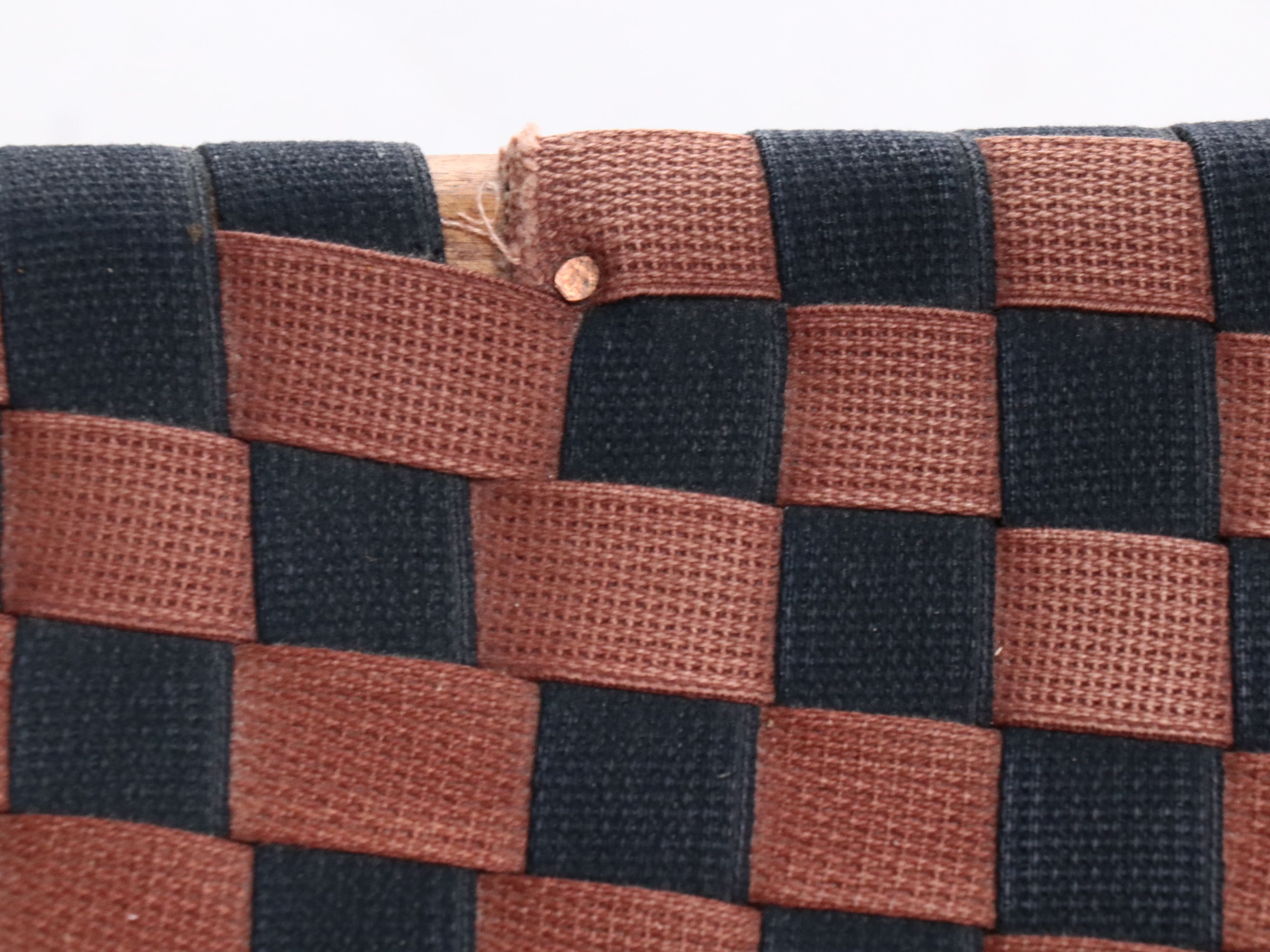 Shaker Style Ladder-Back Maple Rocking Chair with Woven Seat