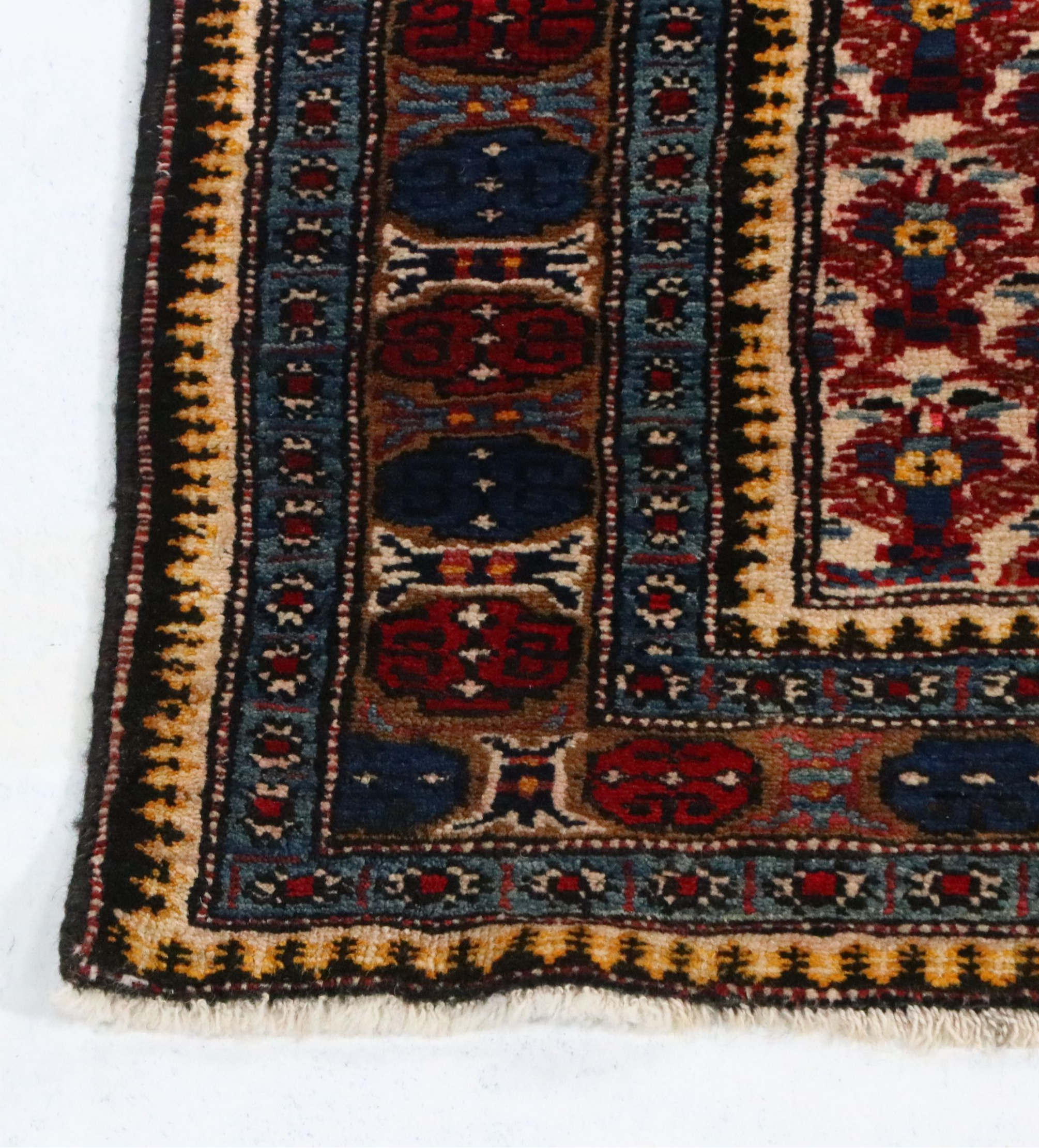 3'9 x 5' Hand-Knotted Persian Hamadan Area Rug