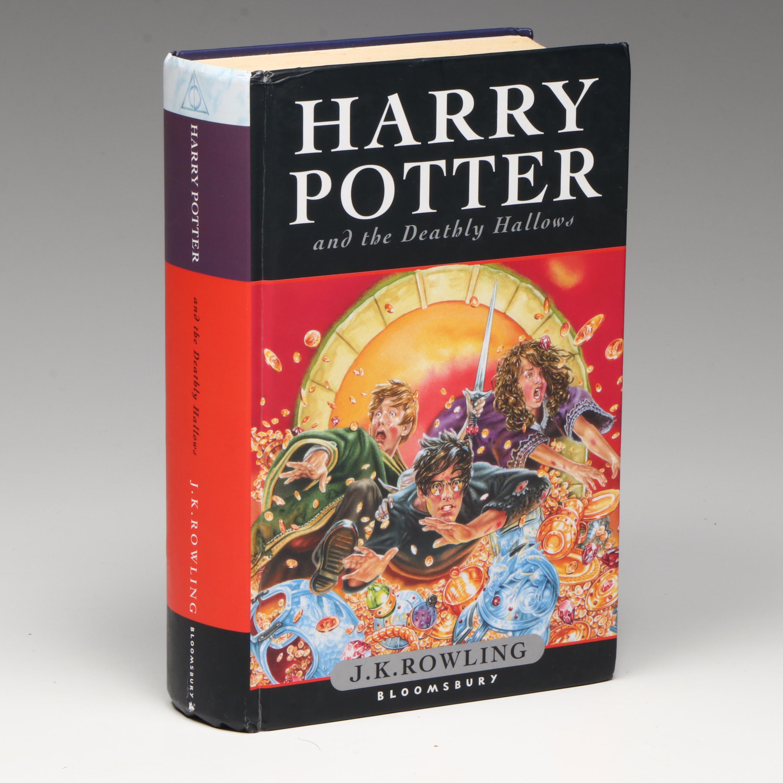 First UK Edition "Harry Potter and the Deathly Hallows" by J. K. Rowling