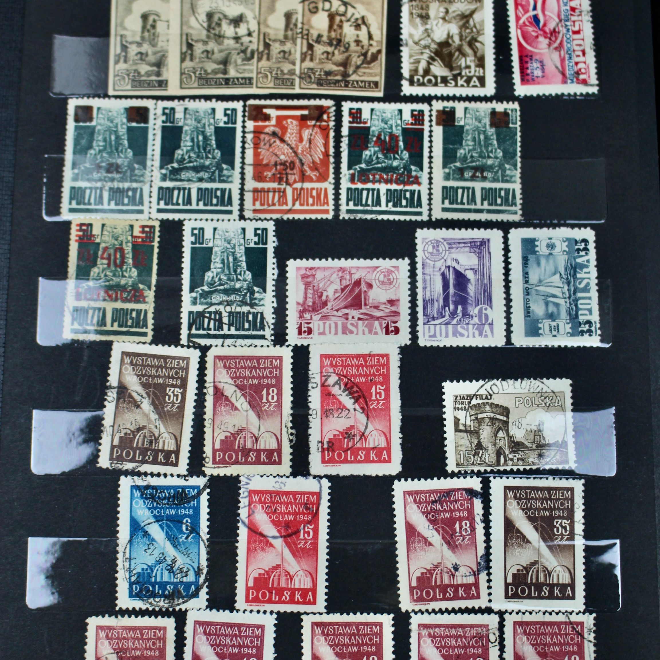 Interesting Poland Postage Stamp Collection