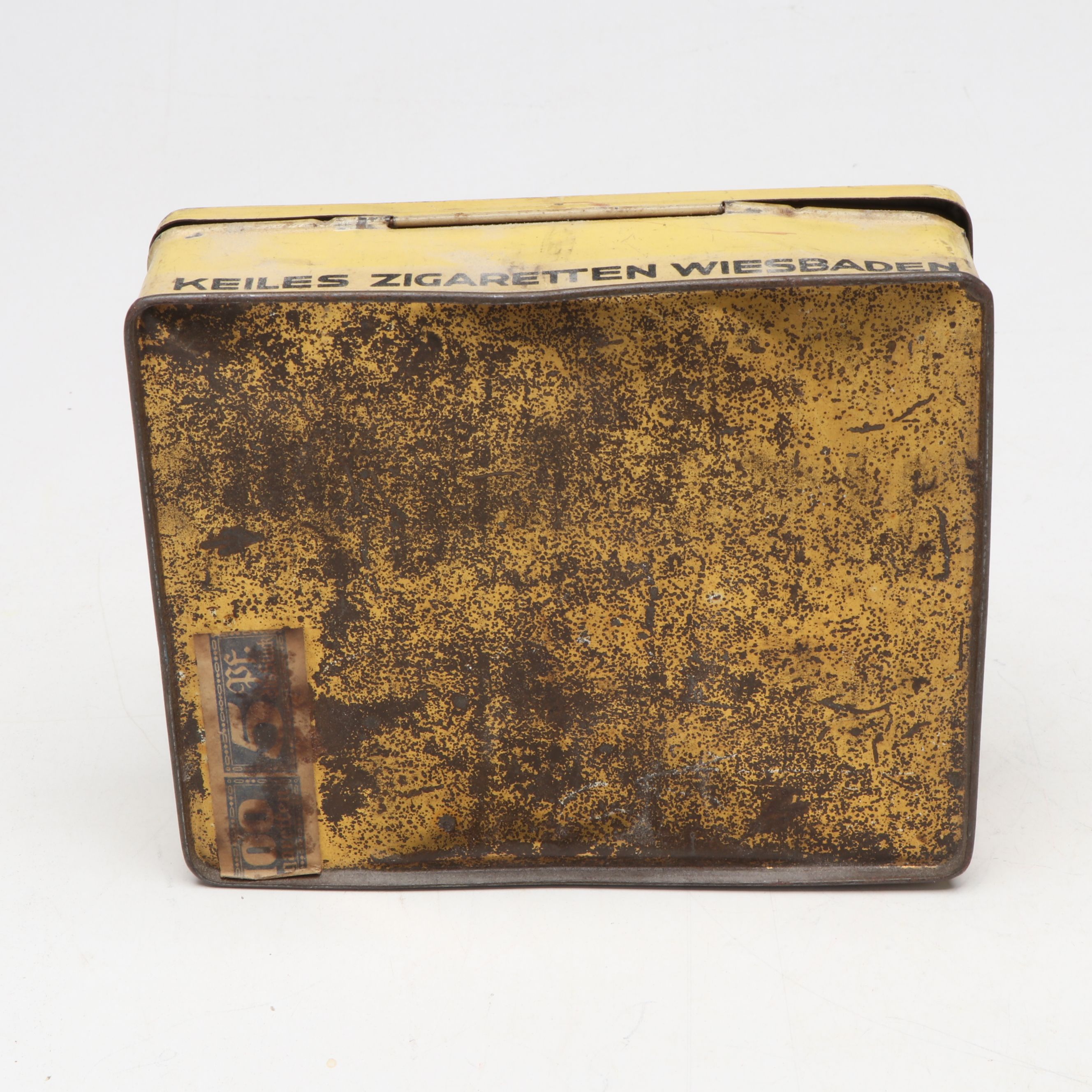 Stürmer Sportzigarette and Other German Tin and Measuring Cup, Early 20th C.