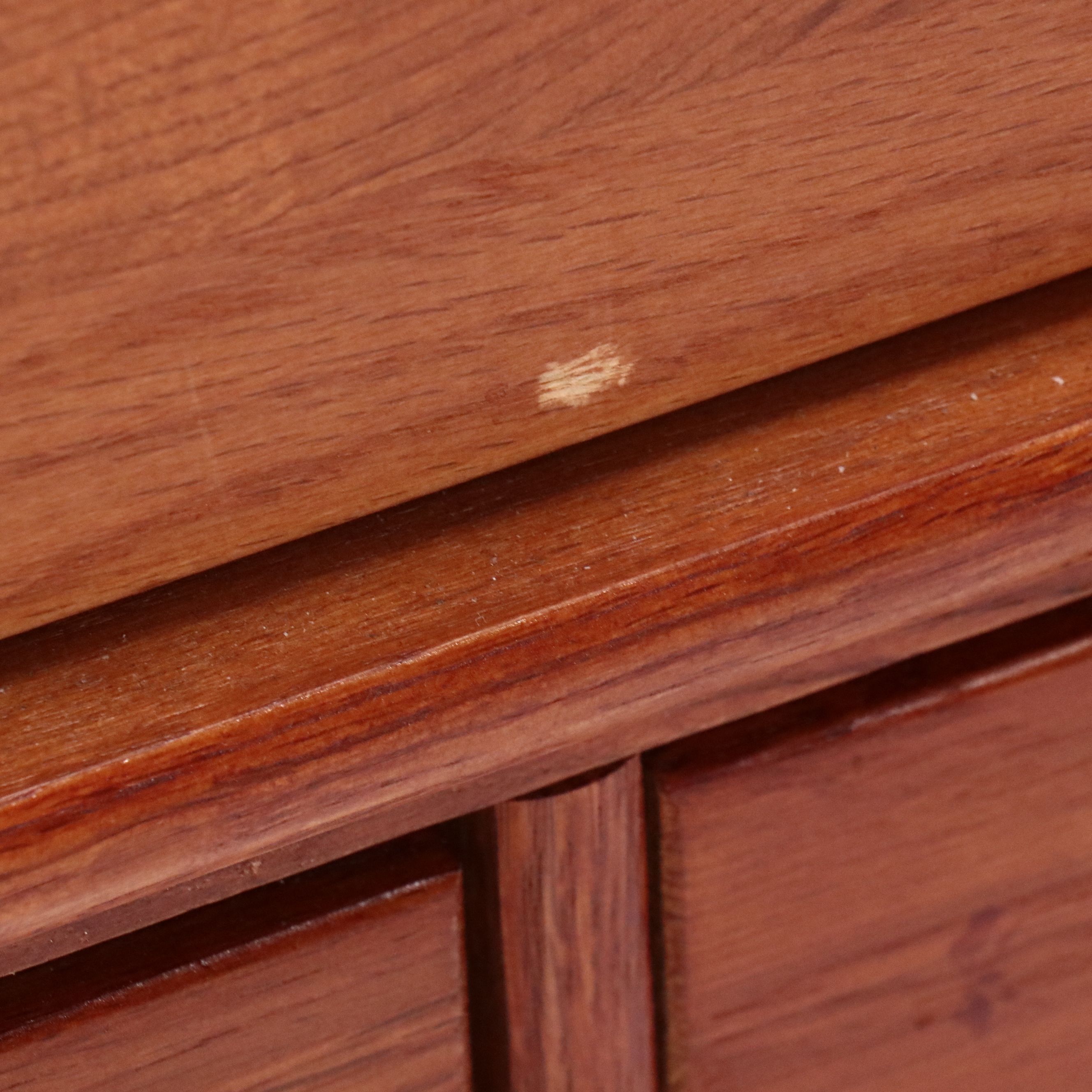 Apothecary Style Cherry Storage Cabinet