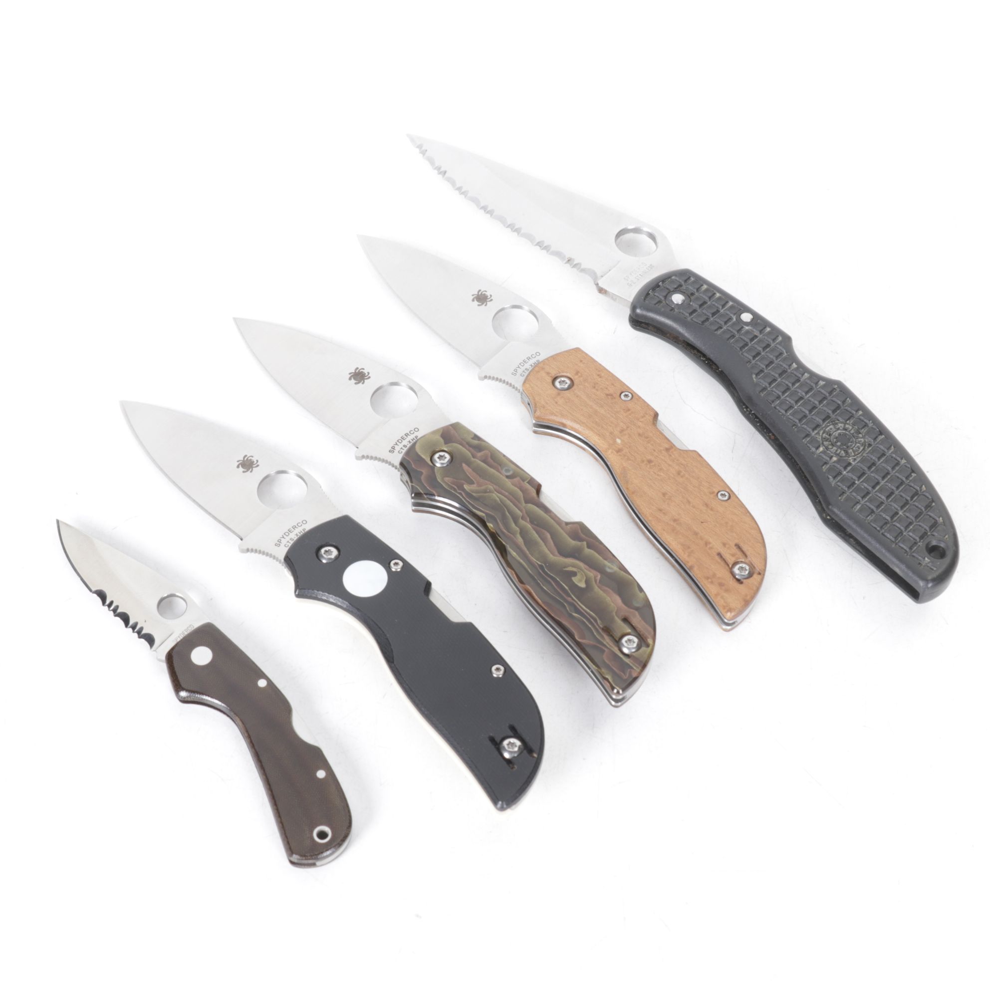 Spyderco Frame Lock Folding Knife Collection