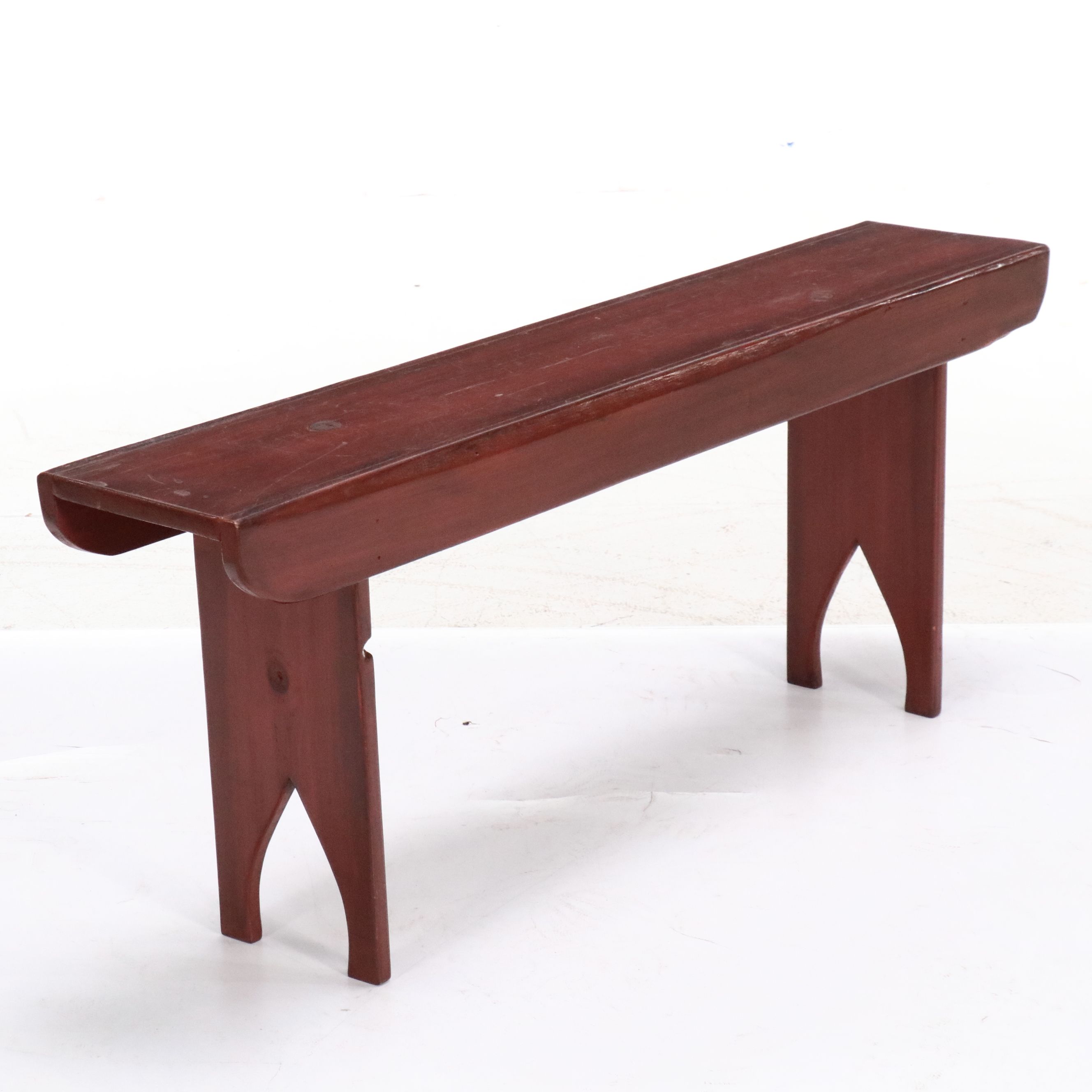 American  Primitive Style Pine Bench