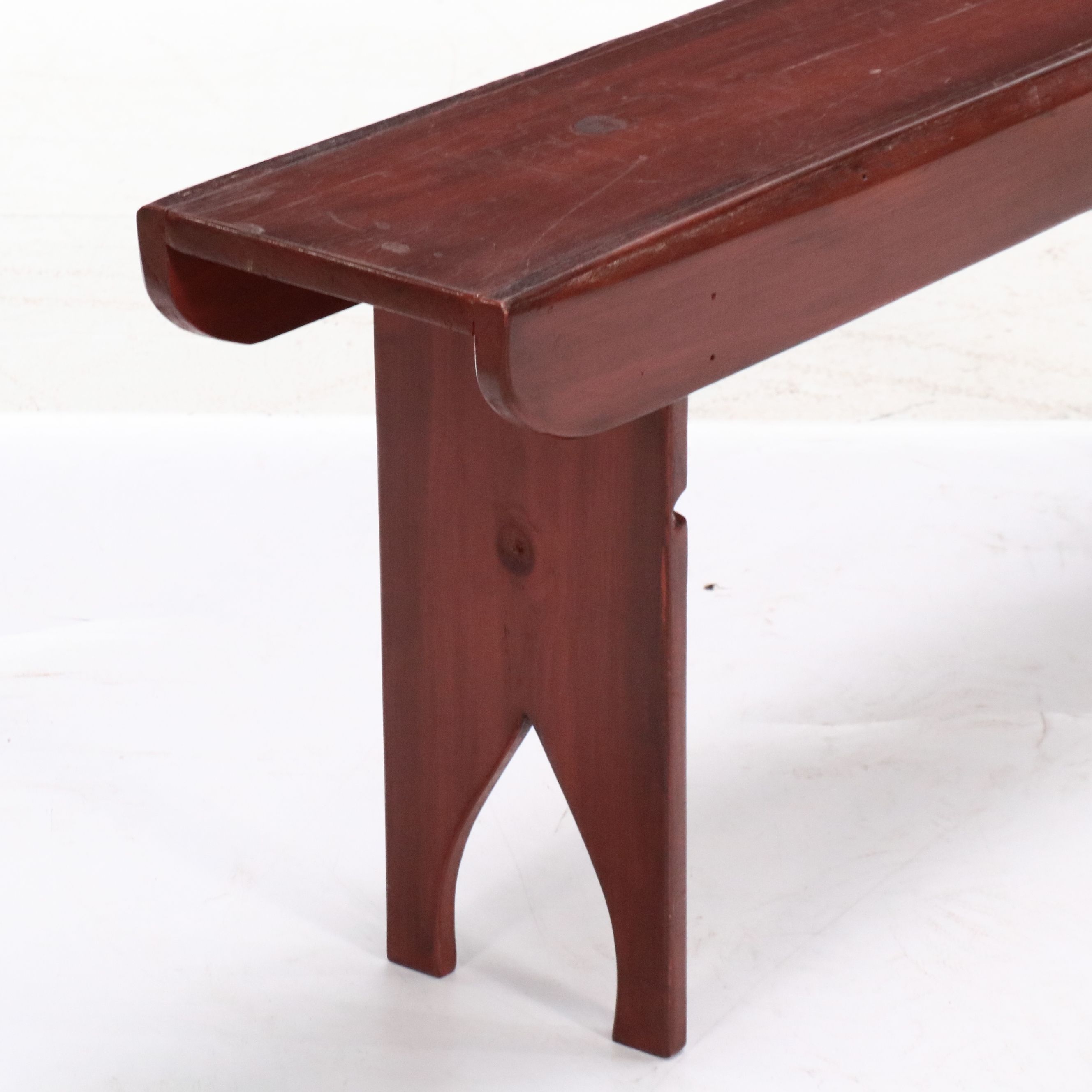 American  Primitive Style Pine Bench