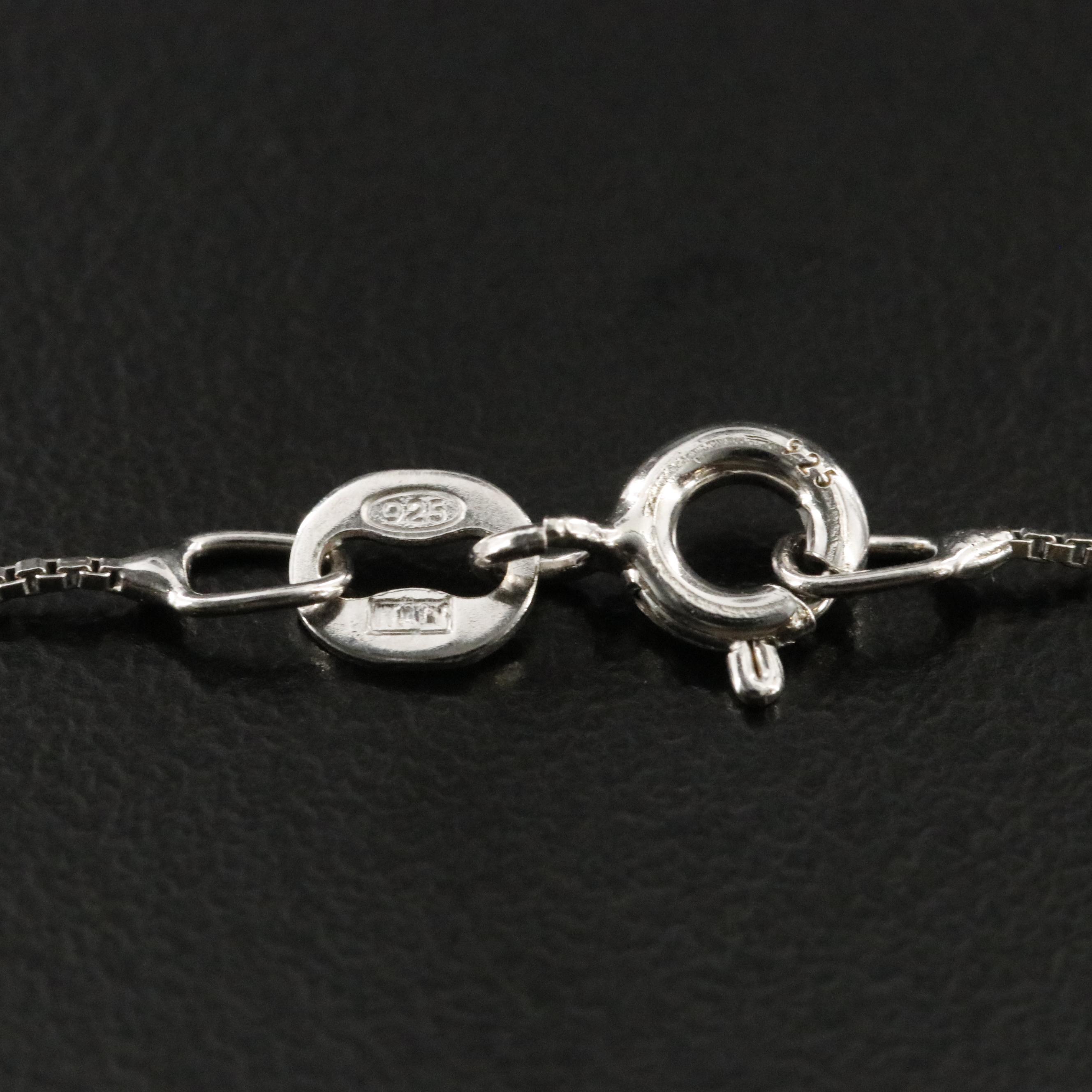 Sterling Fancy Black Diamond Paw Print Necklace