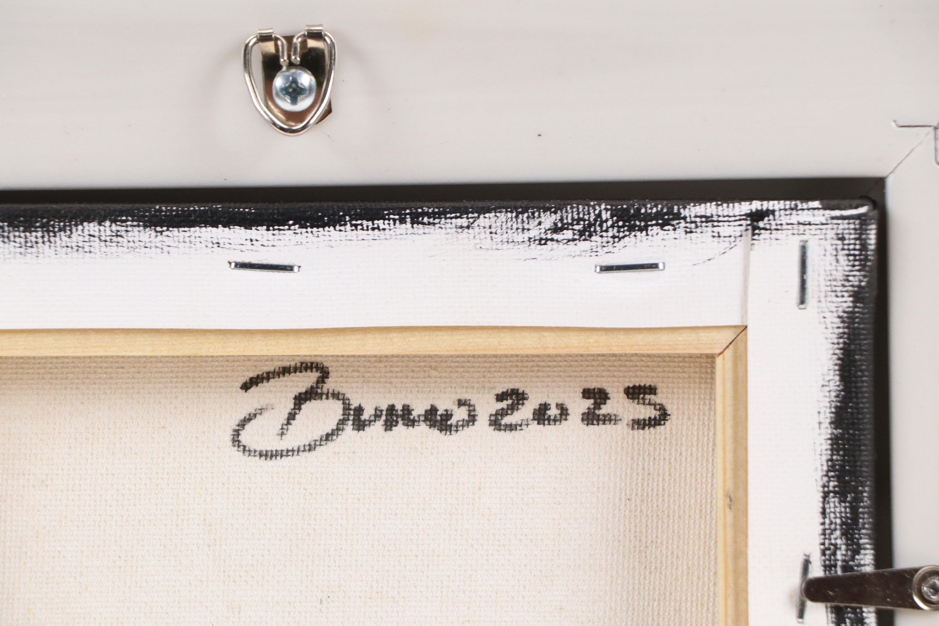 Douglas "Bumo" Johnpeer Acrylic Wooded Landscape Painting