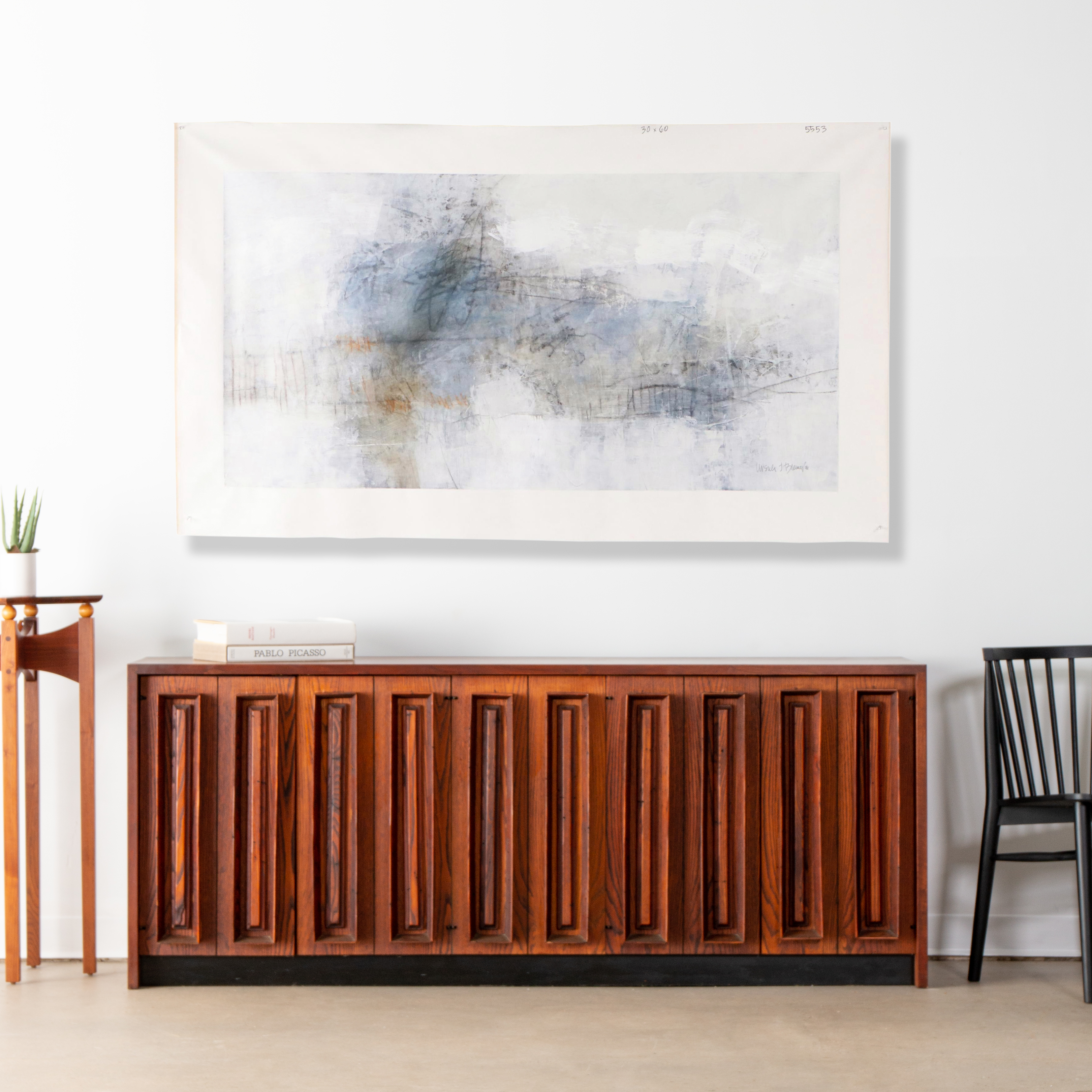 Ursula Brenner Abstract Mixed Media Painting, 21st Century