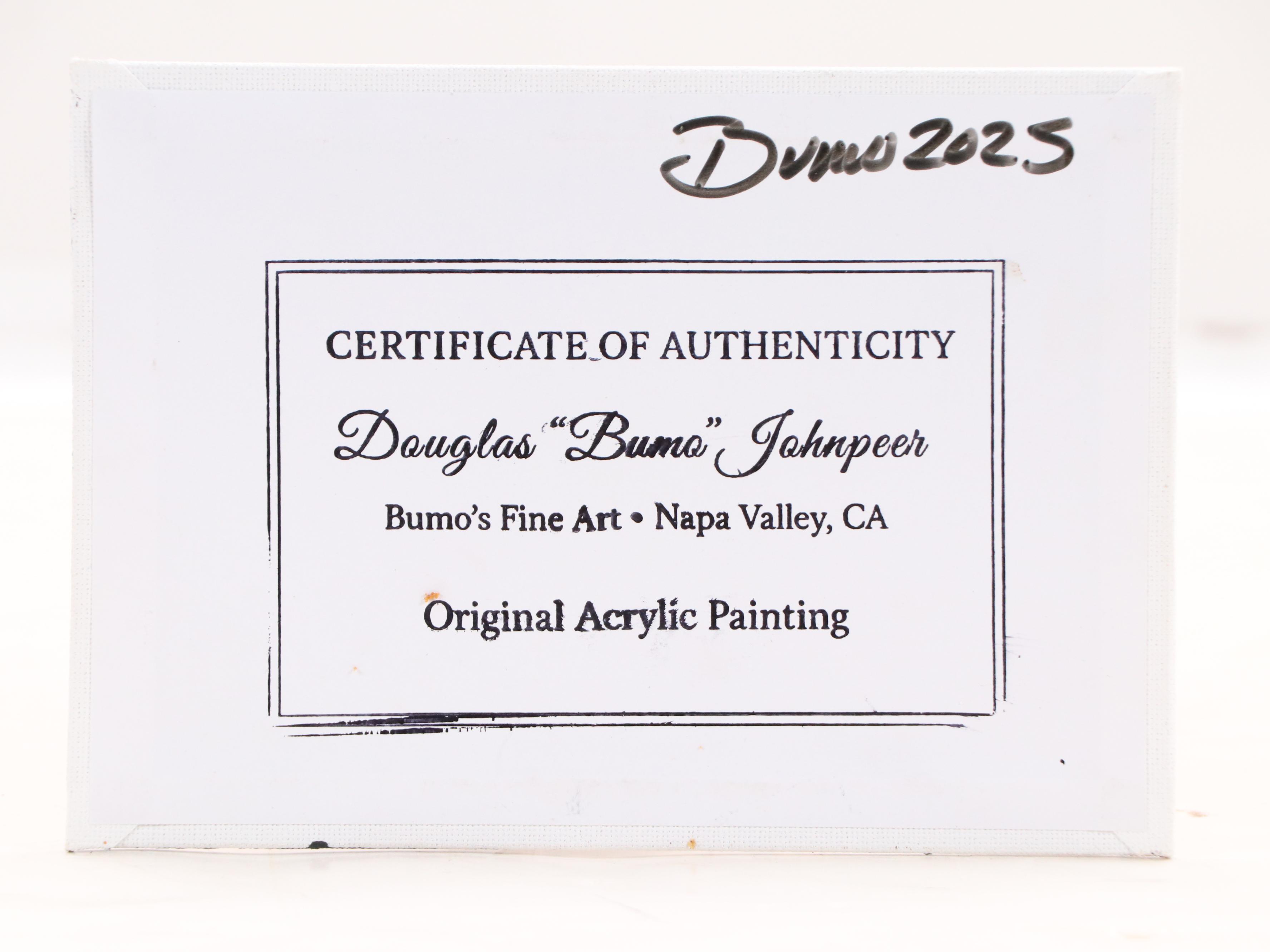 Douglas "Bumo" Johnpeer Acrylic Sunset Landscape Painting, 2025