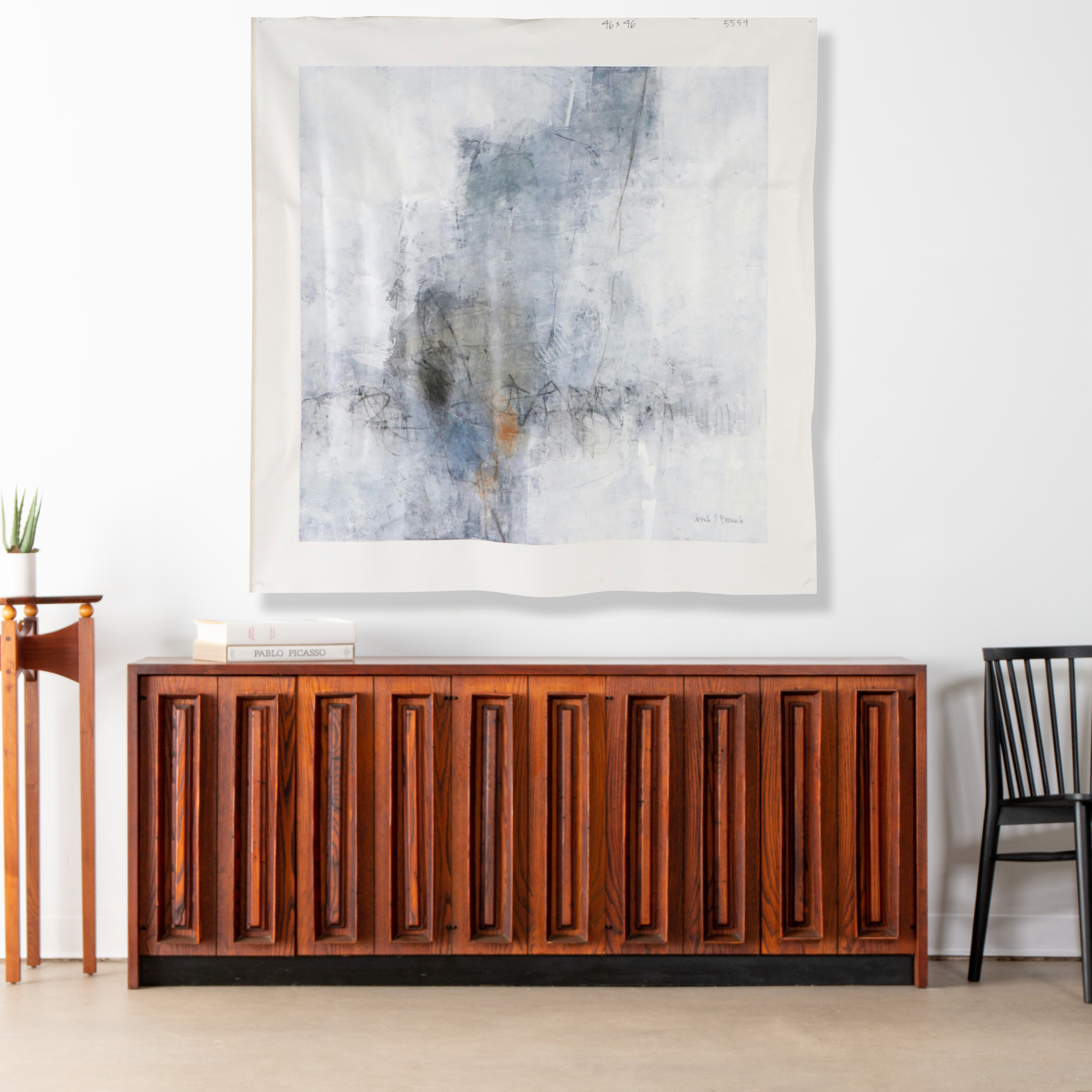 Ursula Brenner Abstract Mixed Media Painting, 21st Century