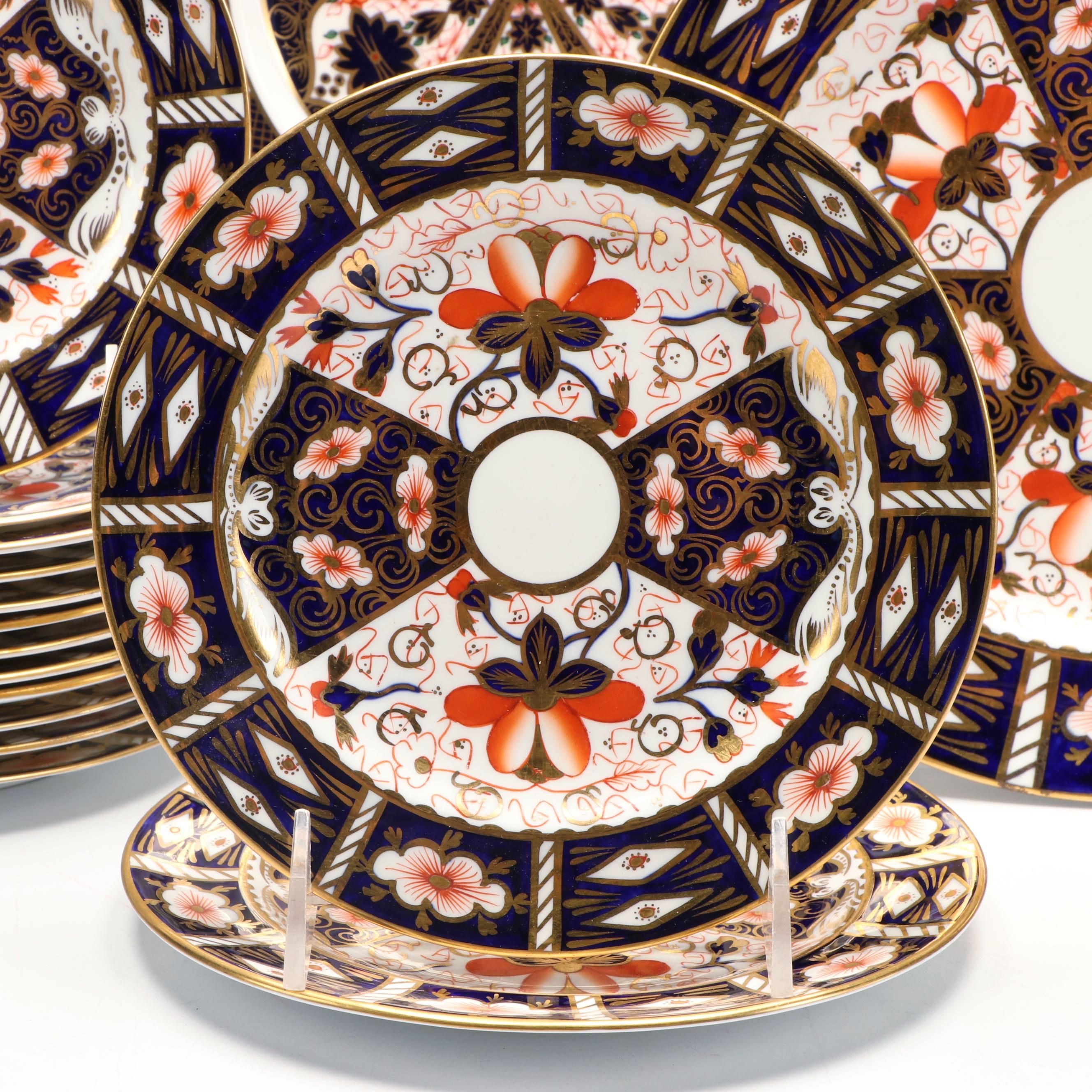 Royal Crown Derby "Old Imari" and "Traditional Imari" Bone China Dinnerware