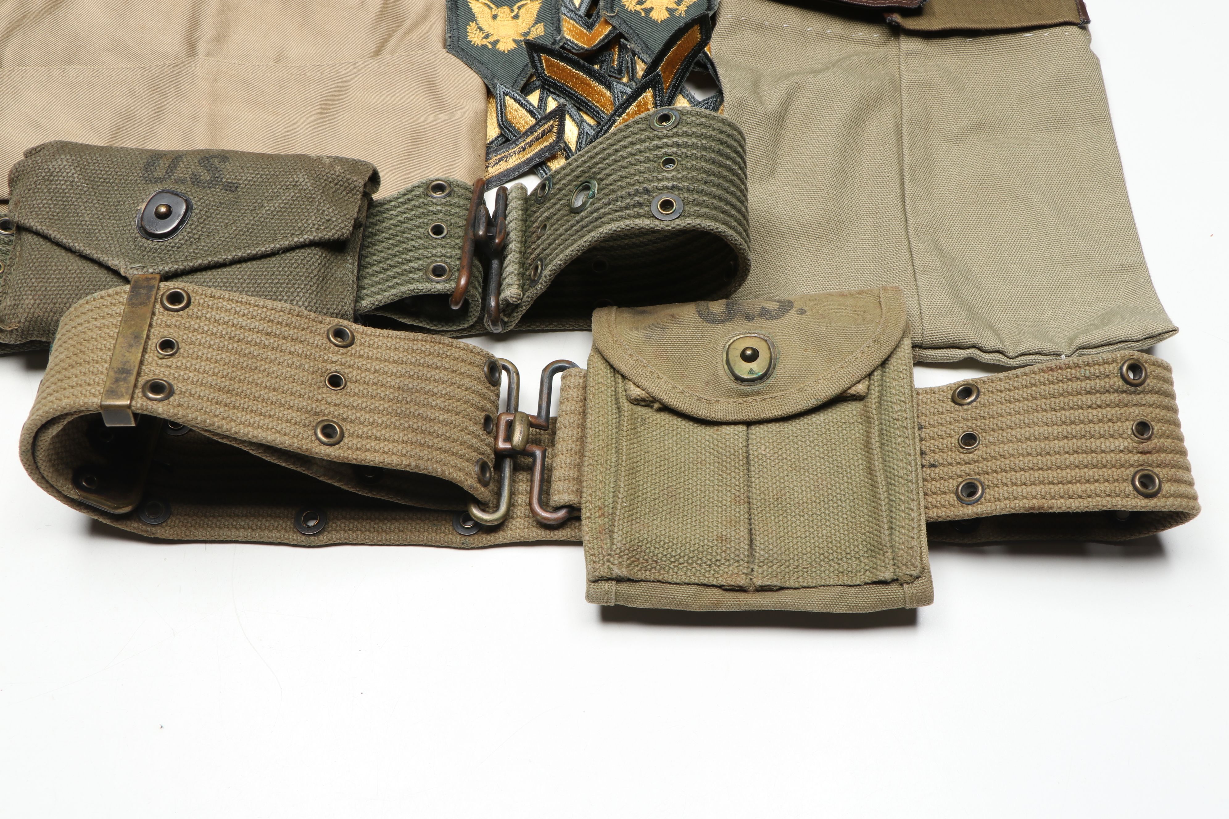 World War II Anti-Aircraft Command M1 Helmet Liner with Patches and More