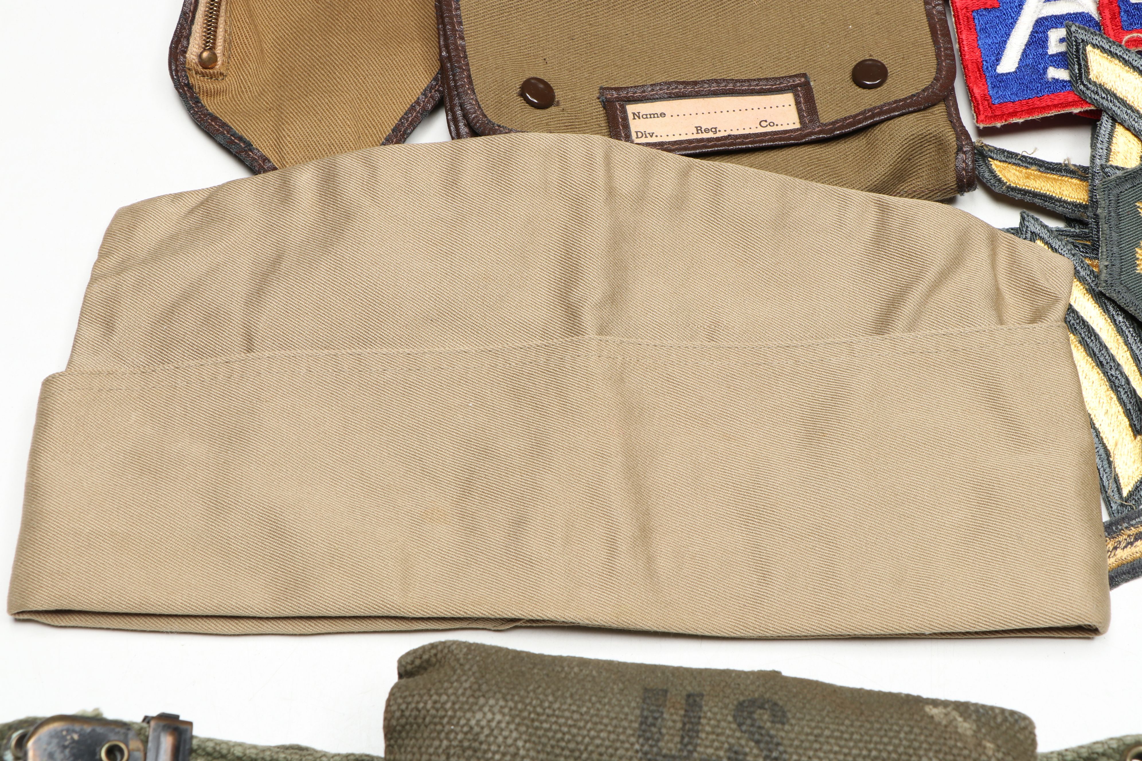 World War II Anti-Aircraft Command M1 Helmet Liner with Patches and More