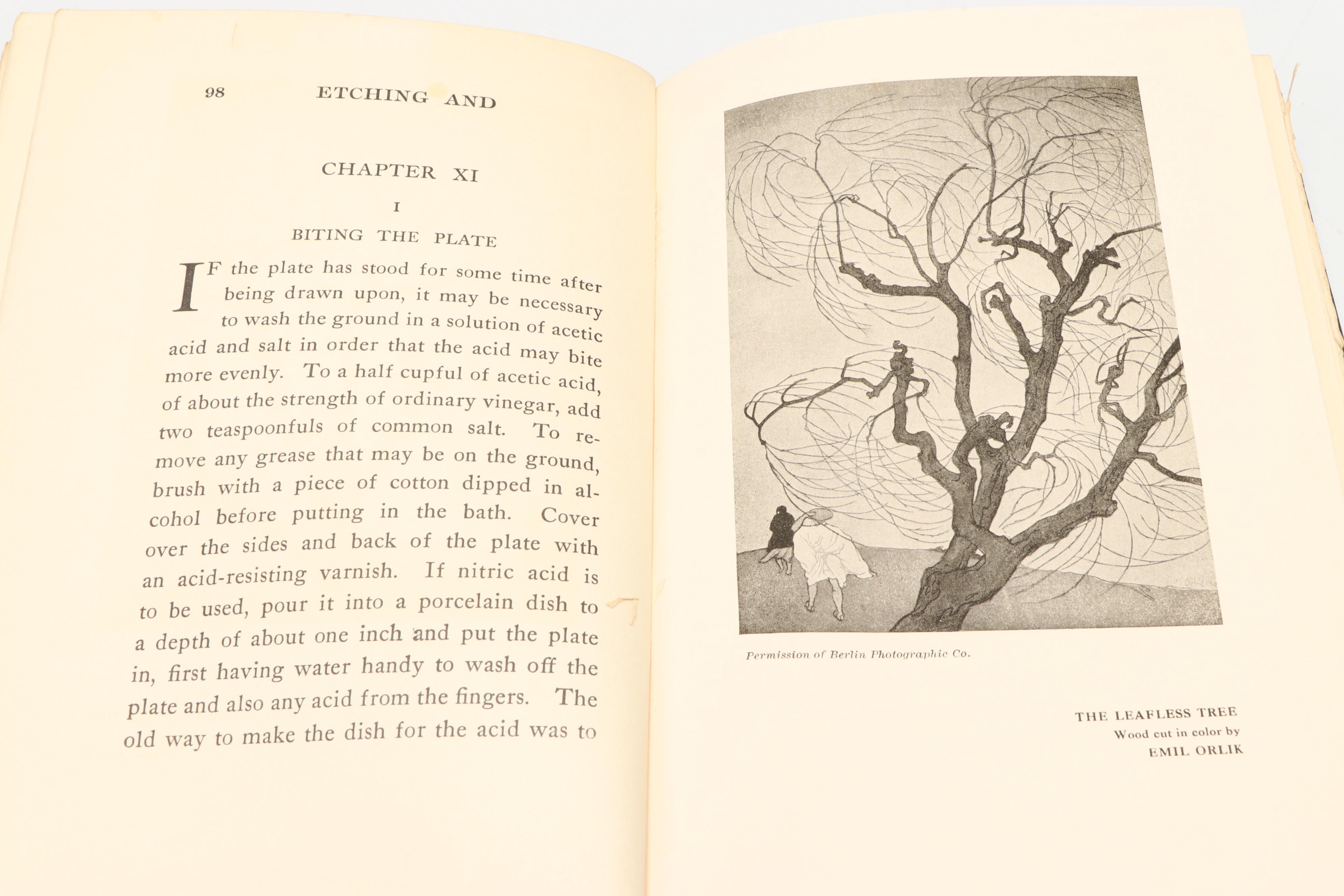 First Edition "Etching and Other Graphic Arts" by George T. Plowman and More