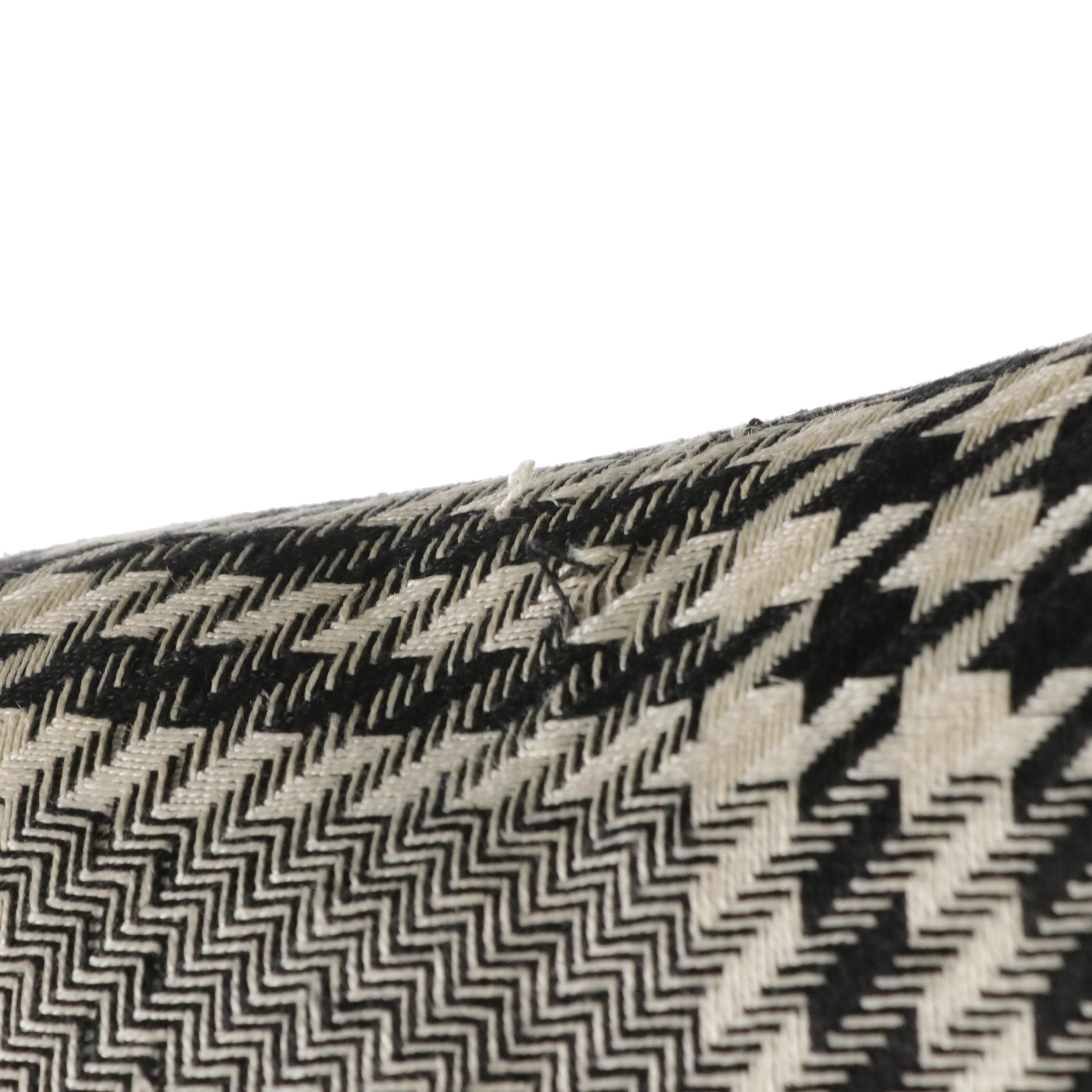 Gianni Versace Houndstooth Collarless Coat