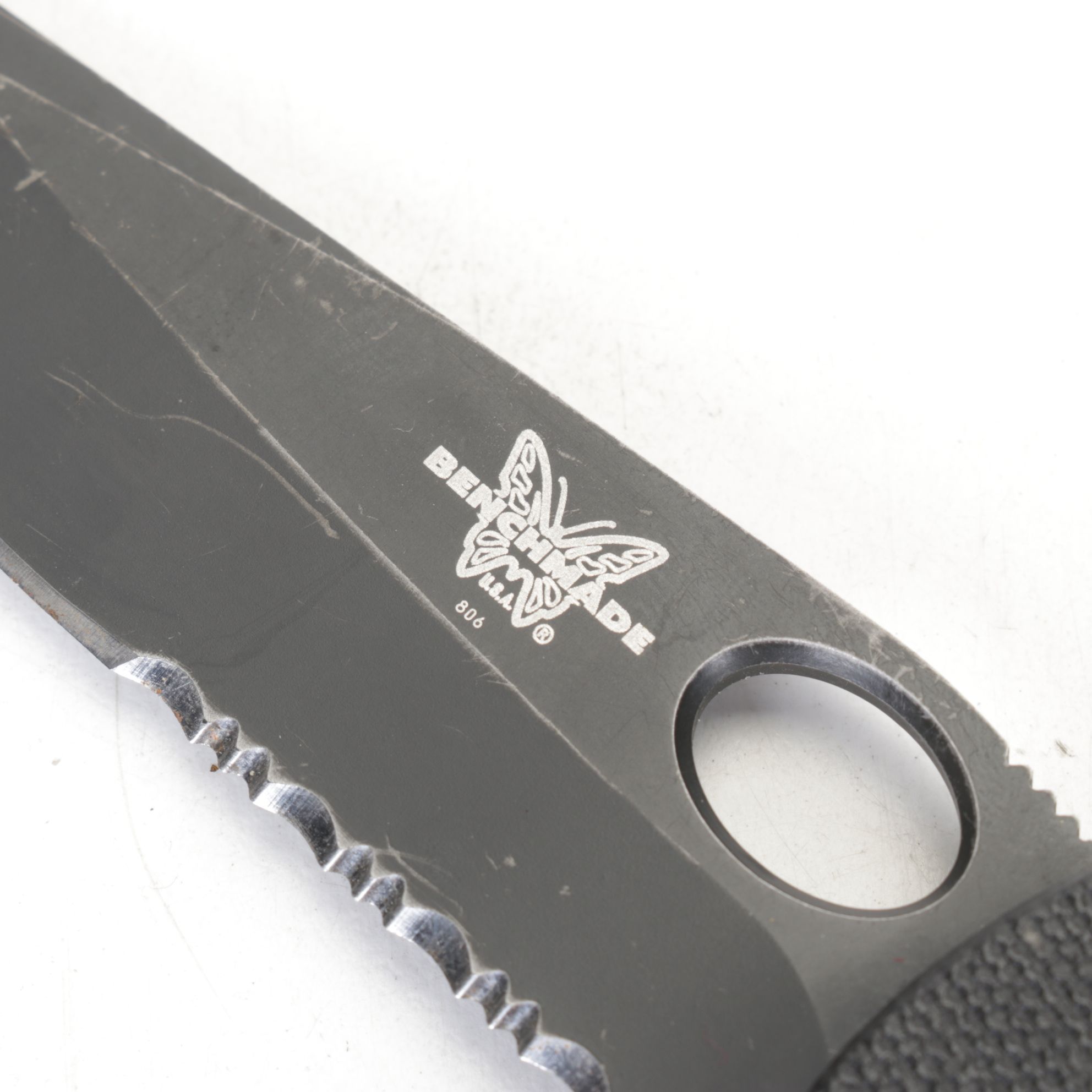 Benchmade Combination Drop Point & Serrated Folding Knife