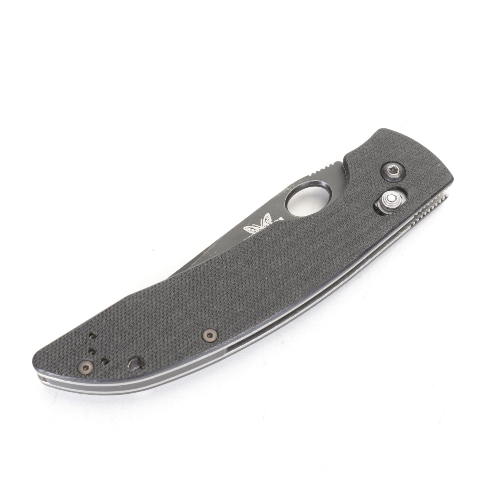 Benchmade Combination Drop Point & Serrated Folding Knife