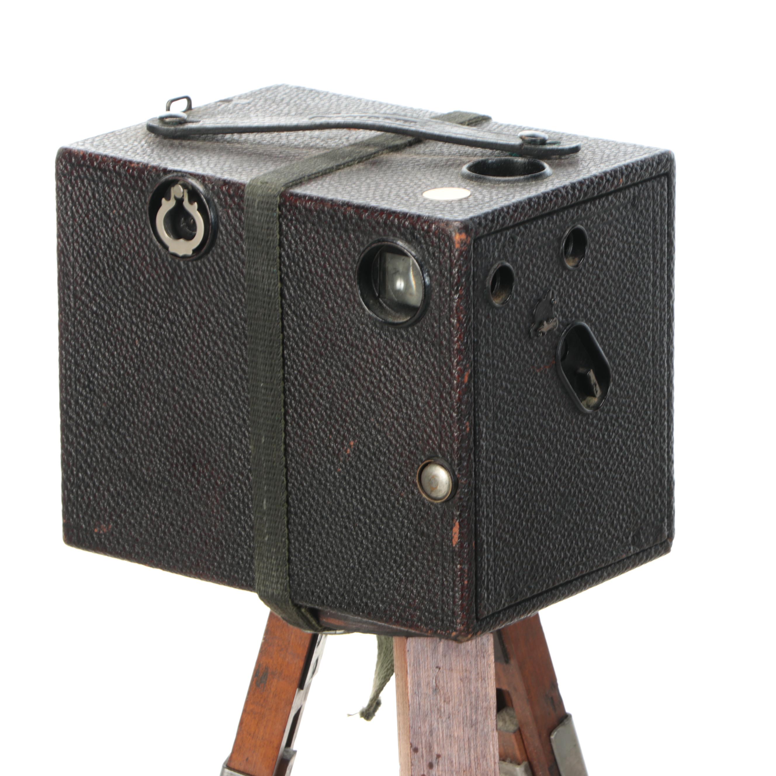Western Camera Mfg. Company "Magazine Cyclone" Drop Plate Box Camera, Circa 1900
