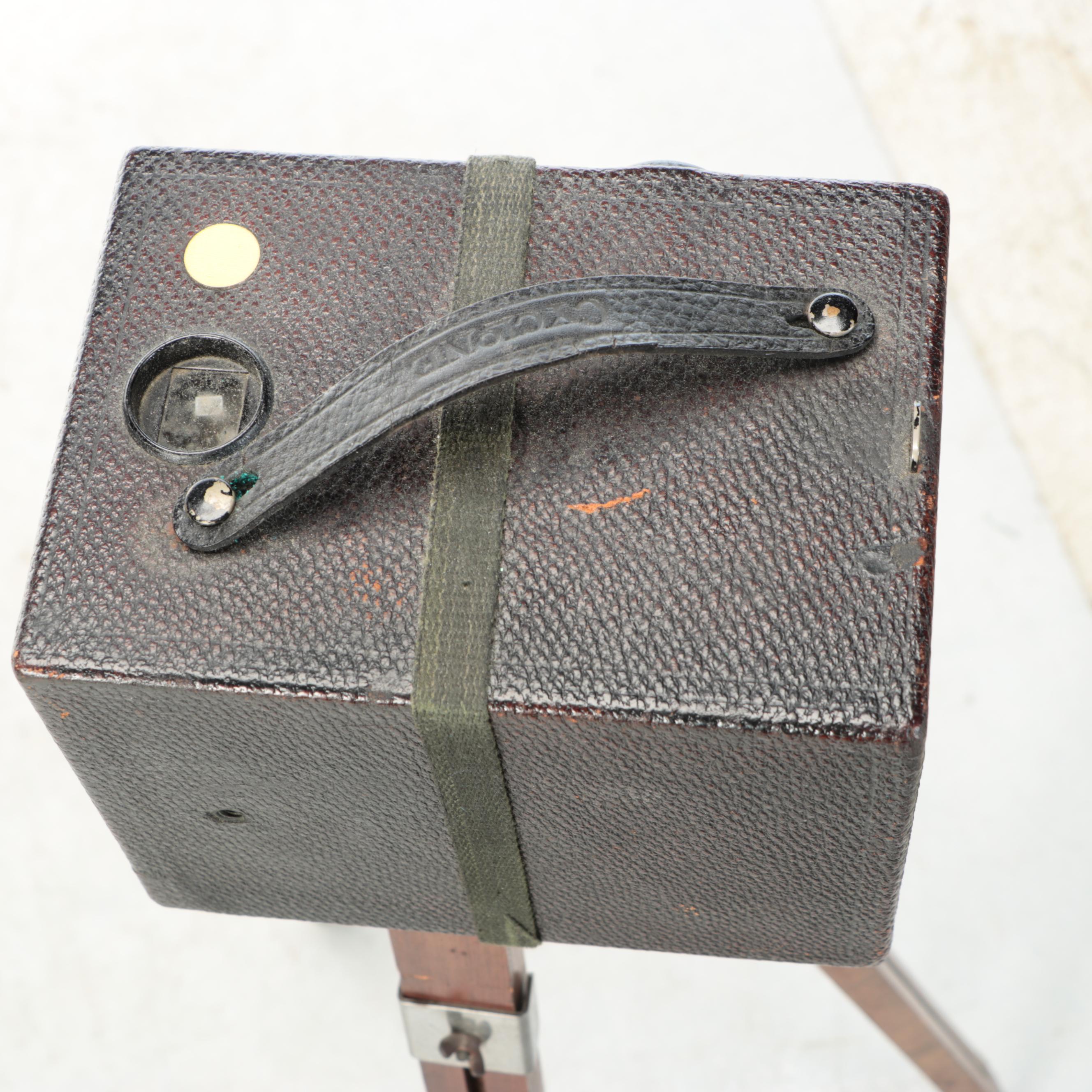 Western Camera Mfg. Company "Magazine Cyclone" Drop Plate Box Camera, Circa 1900