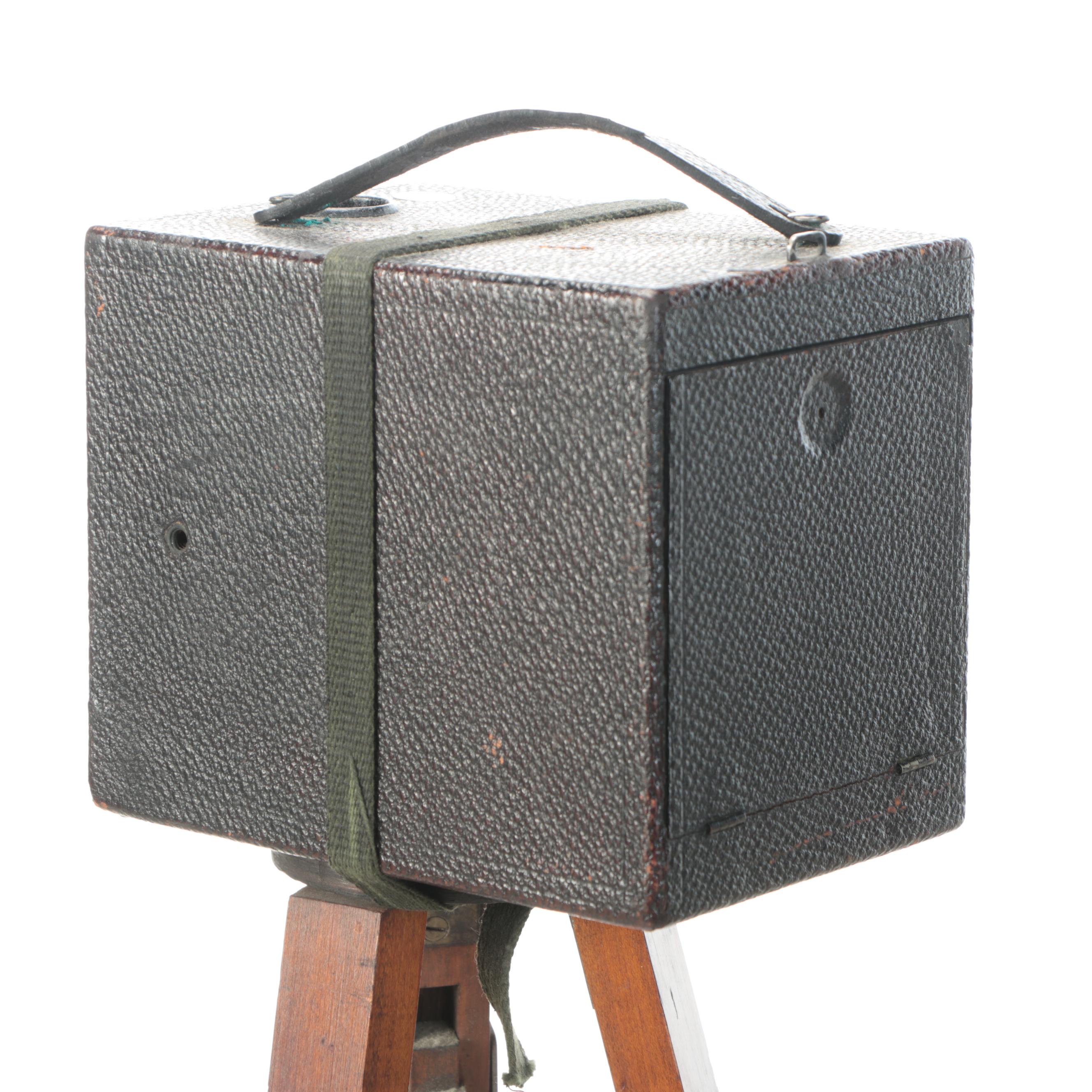 Western Camera Mfg. Company "Magazine Cyclone" Drop Plate Box Camera, Circa 1900