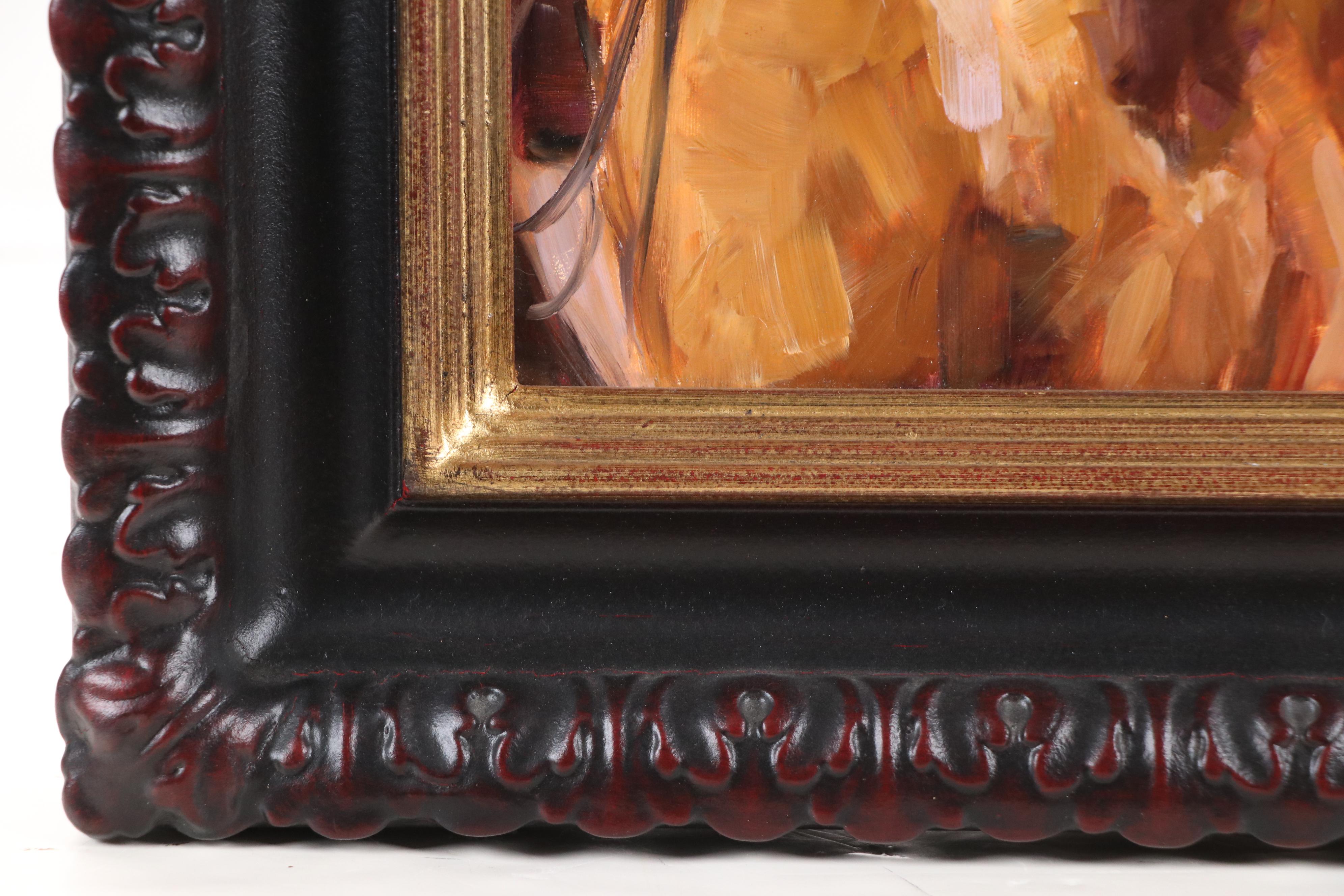 Lindsey Bittner Graham Horse Portrait Oil Painting "Blaze of Glory," 2013