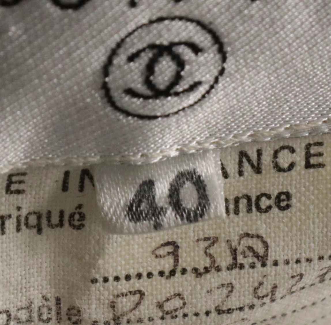 Vintage Chanel Boutique 93A Mini Dress in Ivory Velvet, Fall 1993 Collection