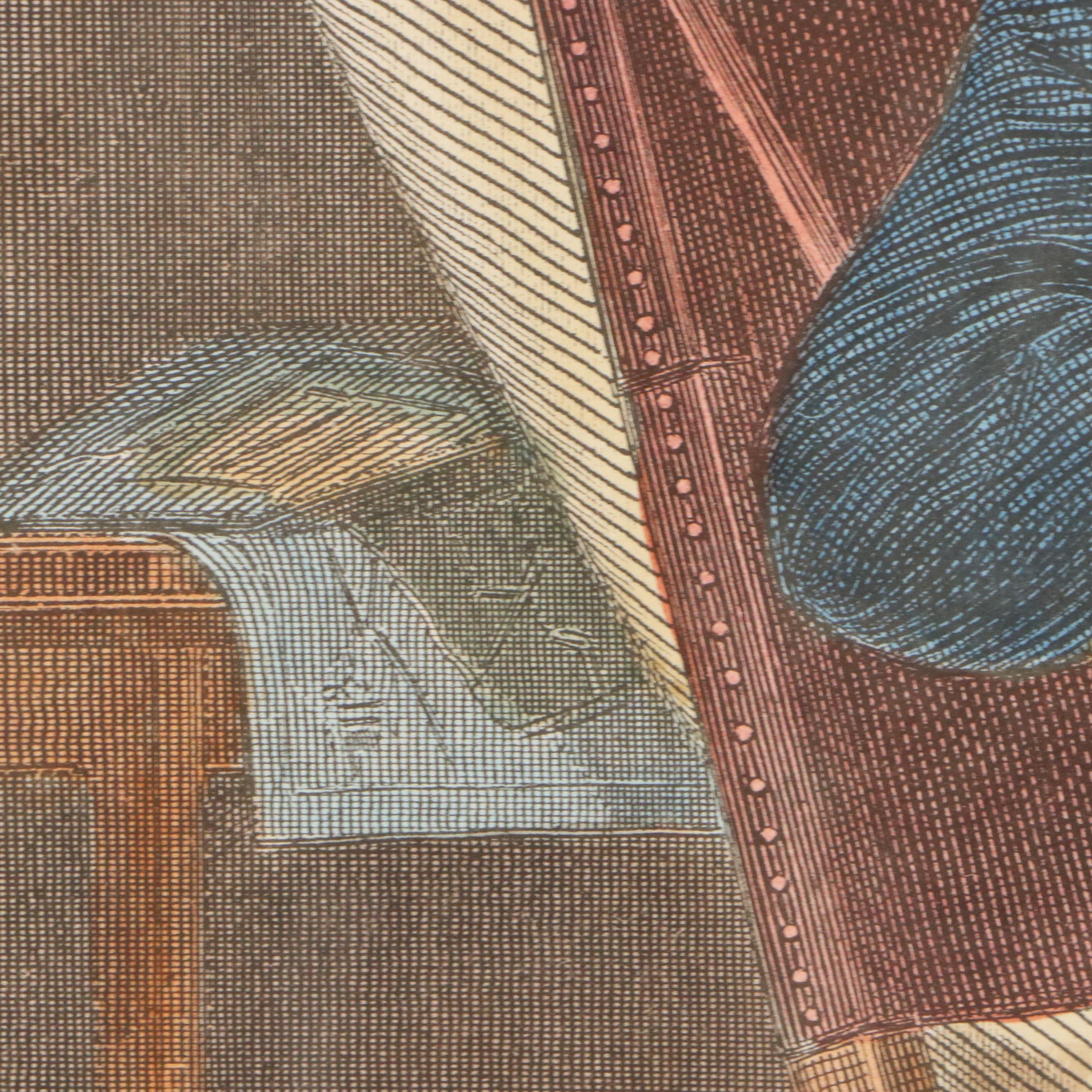 Hand-Colored Lithograph "U. S. Grant," 20th Century