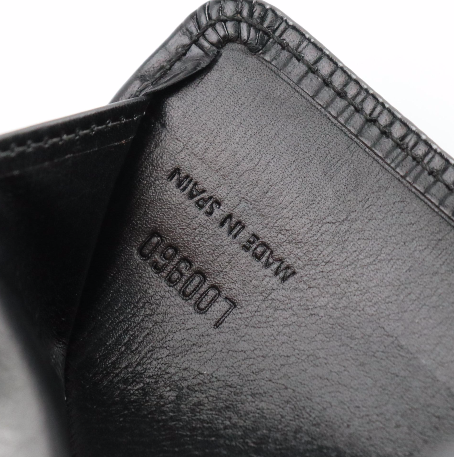 Louis Vuitton Elise Compact Wallet in Black Epi Leather